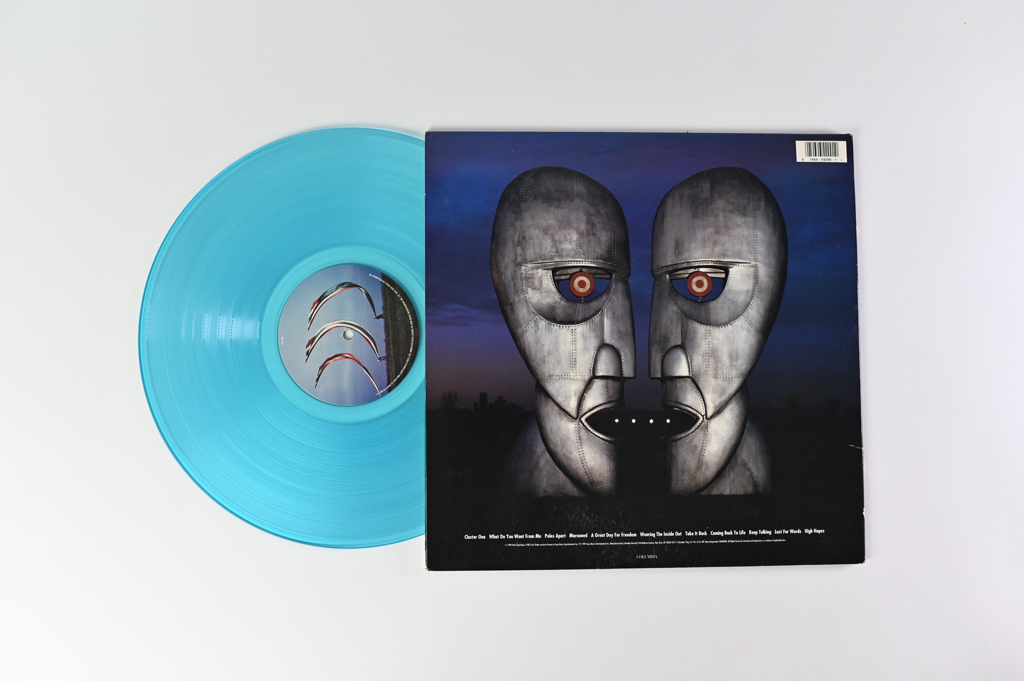 Pink Floyd - The Division Bell on Columbia Ltd Blue Transparent