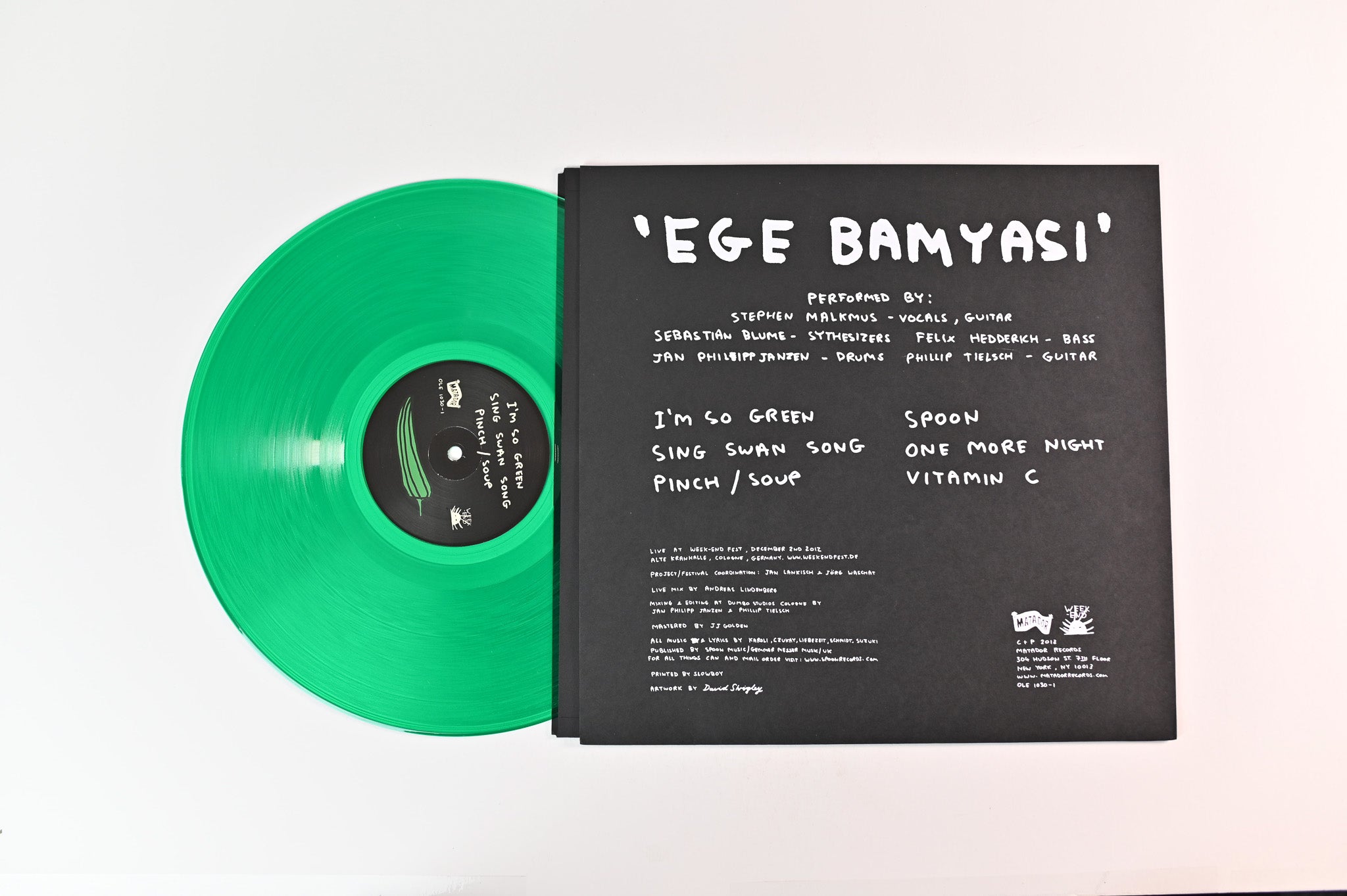 Stephen Malkmus And Friends - Can's Ege Bamyasi on Matador RSD 2013 Ltd Green Vinyl