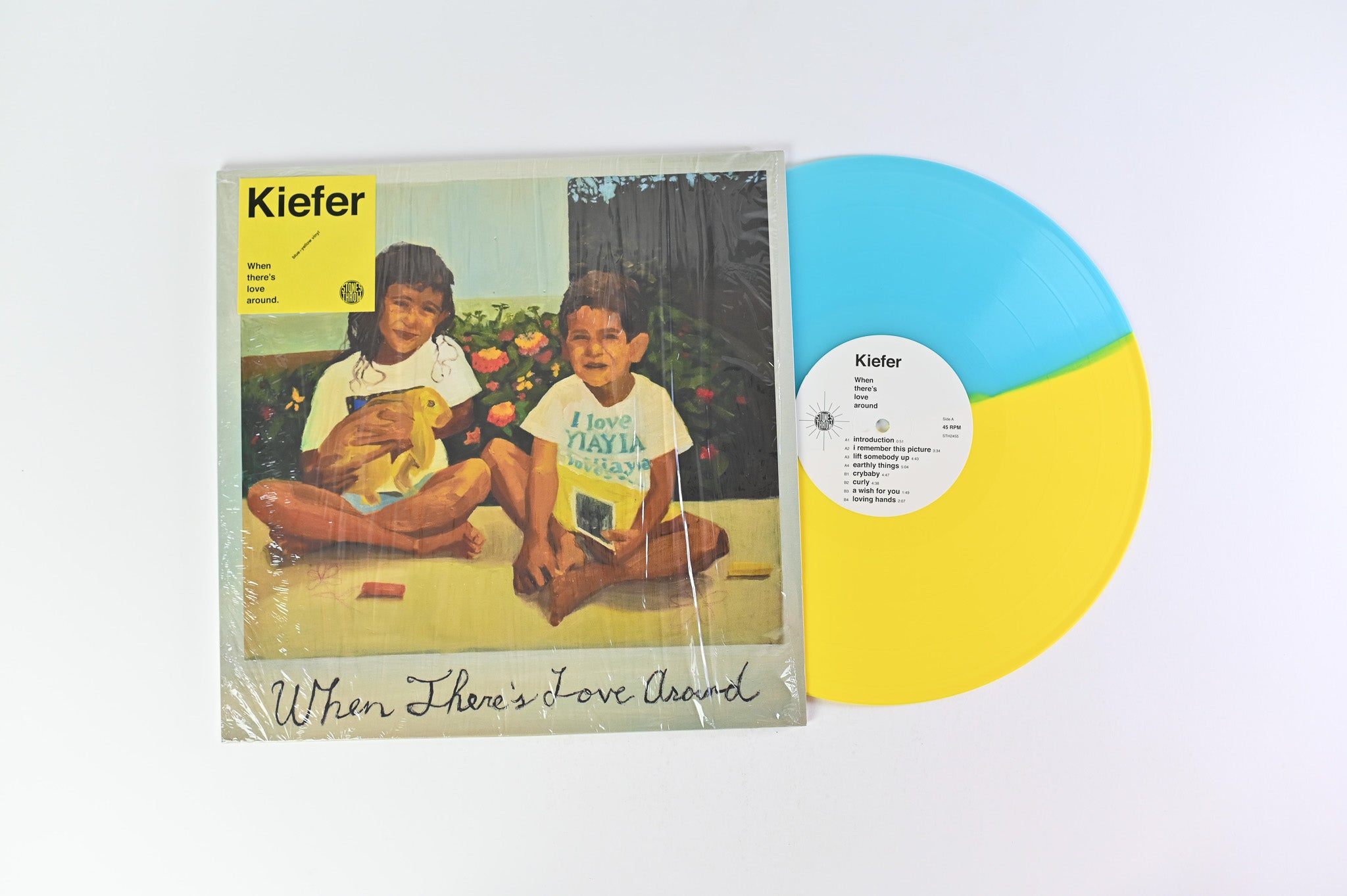 Kiefer Shackelford - When There's Love Around on Stones Throw Blue/Yellow Split