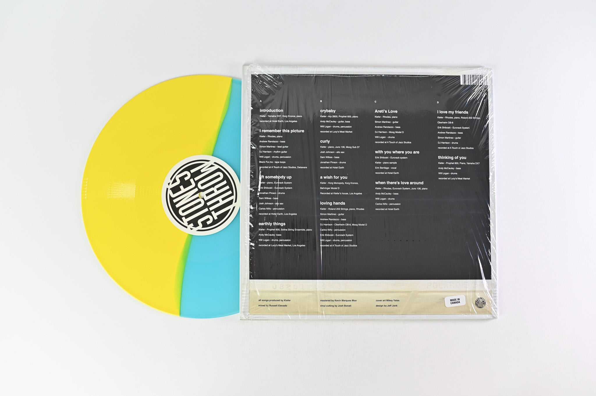 Kiefer Shackelford - When There's Love Around on Stones Throw Blue/Yellow Split