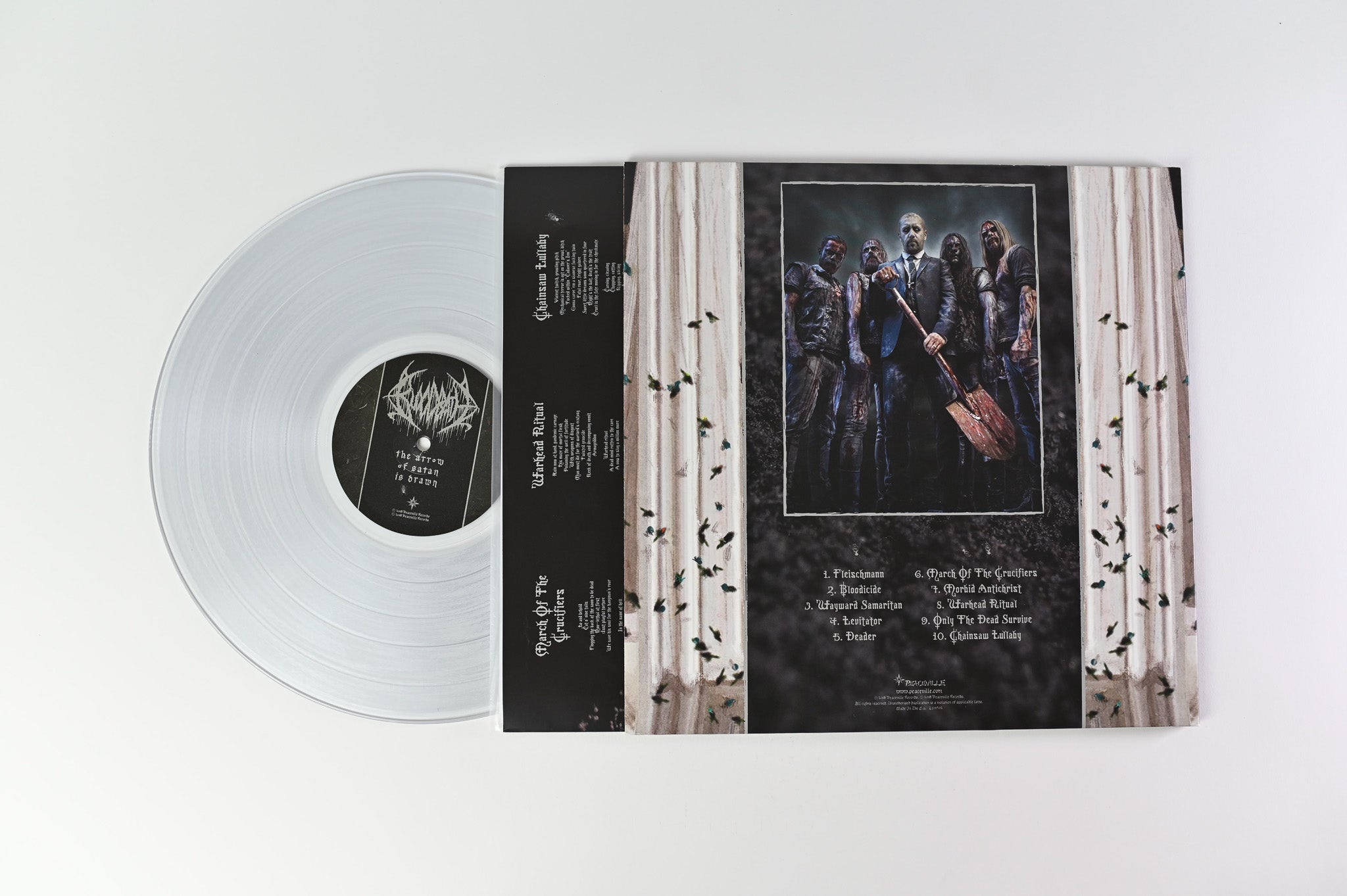 Bloodbath - The Arrow Of Satan Is Drawn on Peaceville Ltd Clear Vinyl
