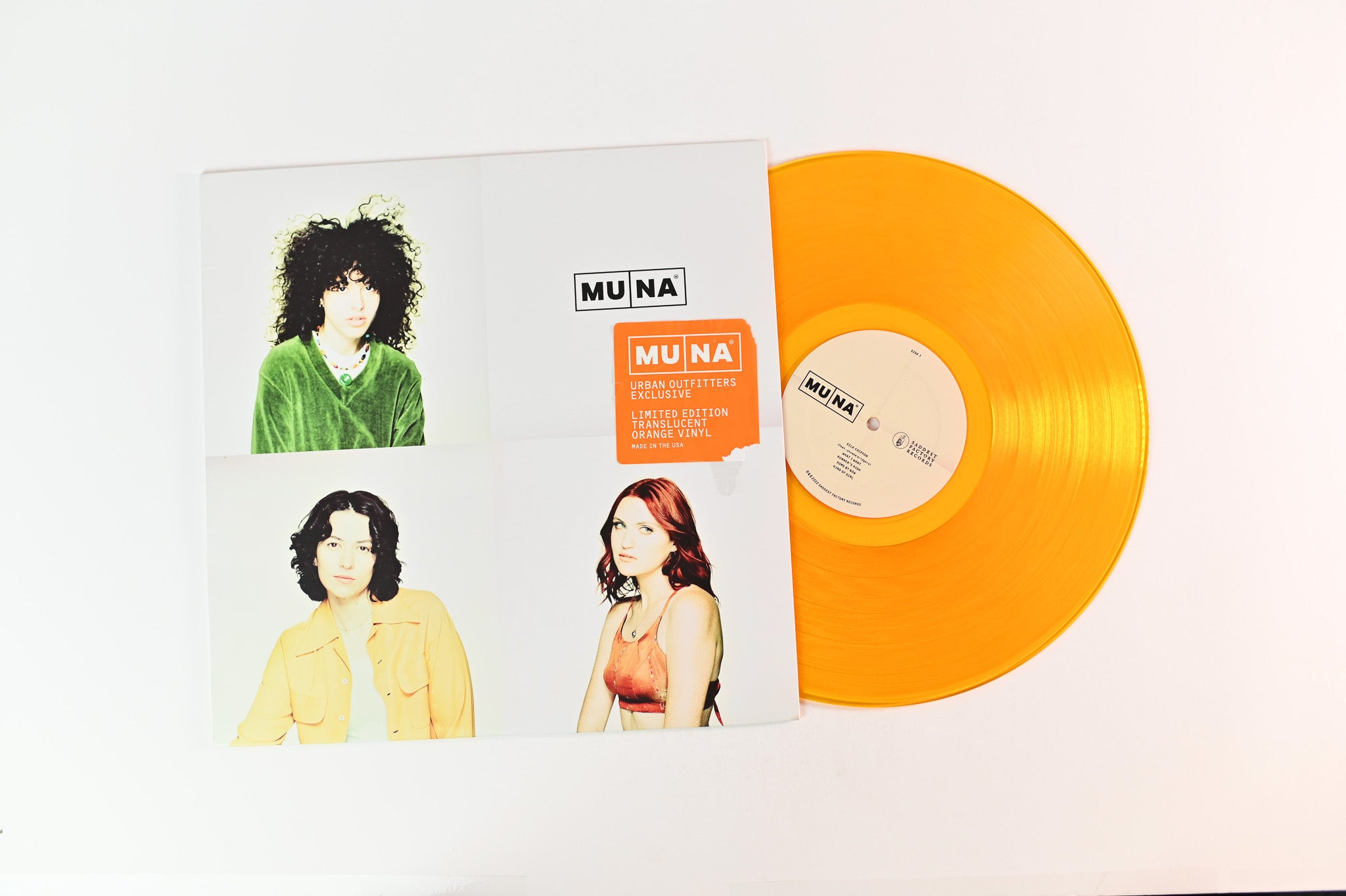 Muna - Muna on Saddest Factory Ltd Orange Transparent