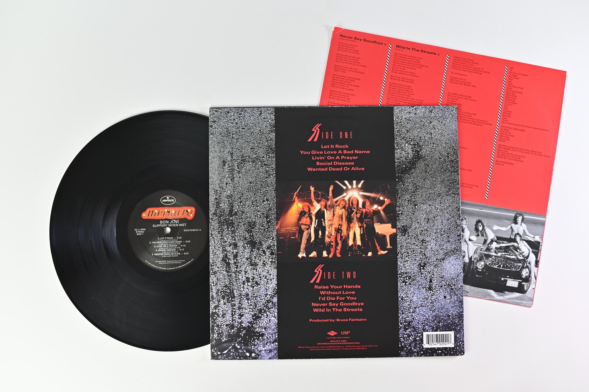 Bon Jovi - Slippery When Wet on Mercury 180 Gram Reissue