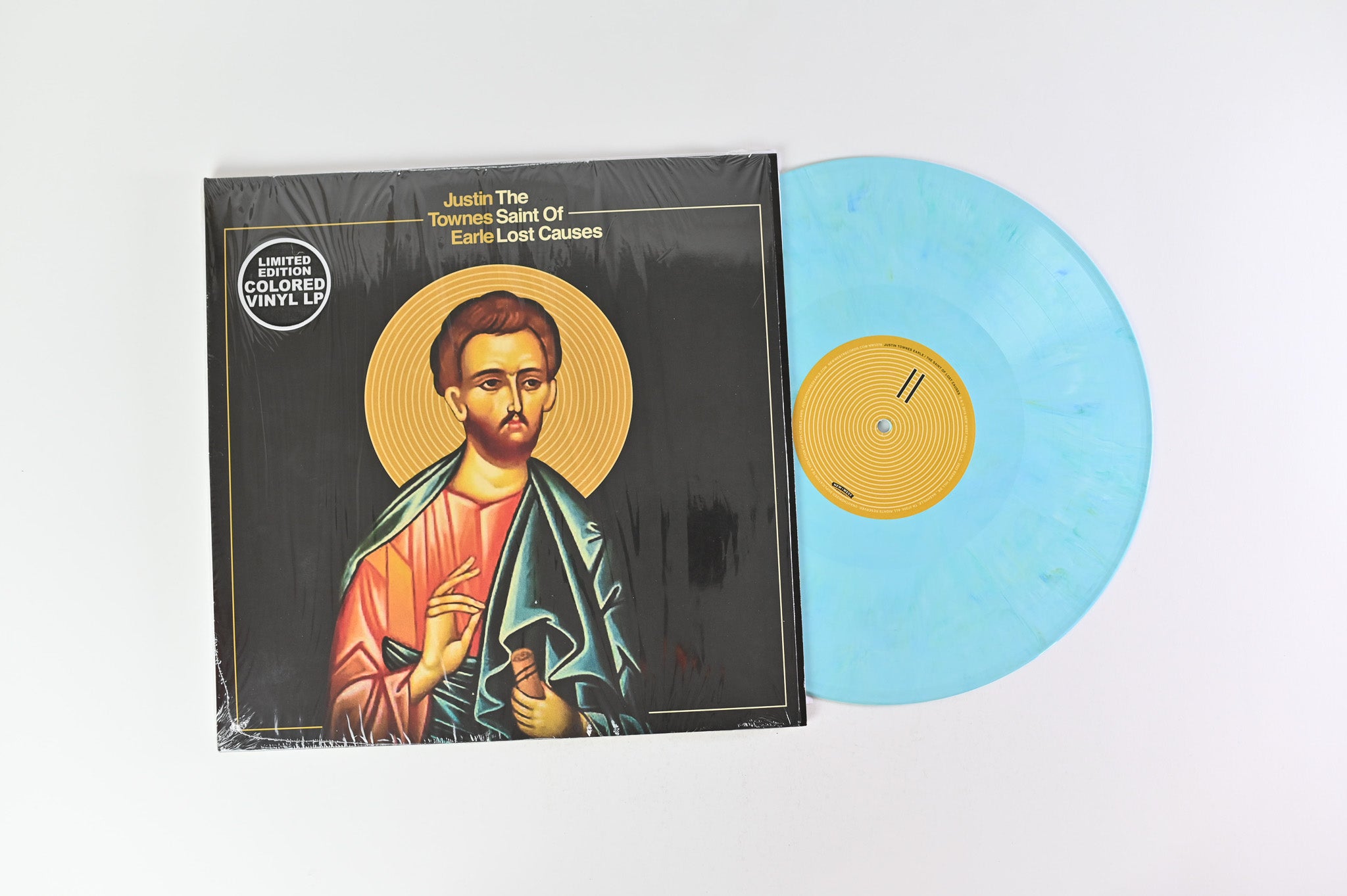 Justin Townes Earle - The Saint Of Lost Causes on New West Ltd Teal & Orange Swirl Reissue