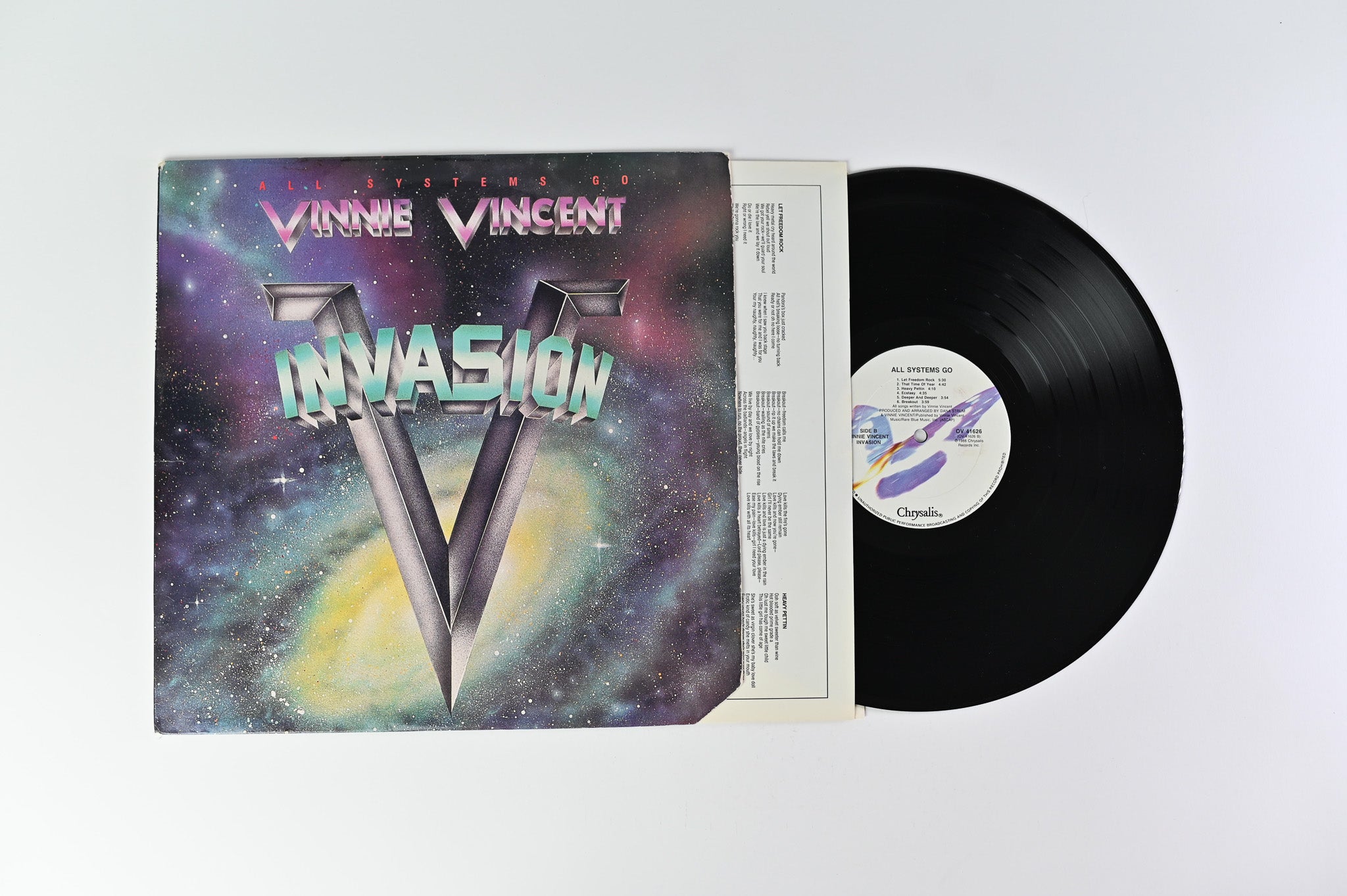Vinnie Vincent Invasion - All Systems Go on Chrysalis
