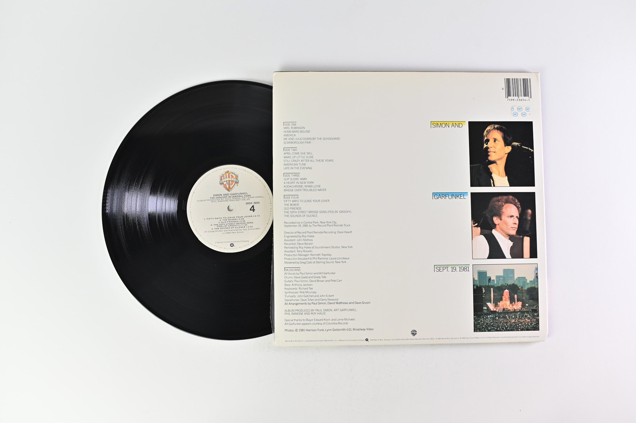 Simon & Garfunkel - The Concert In Central Park on WB