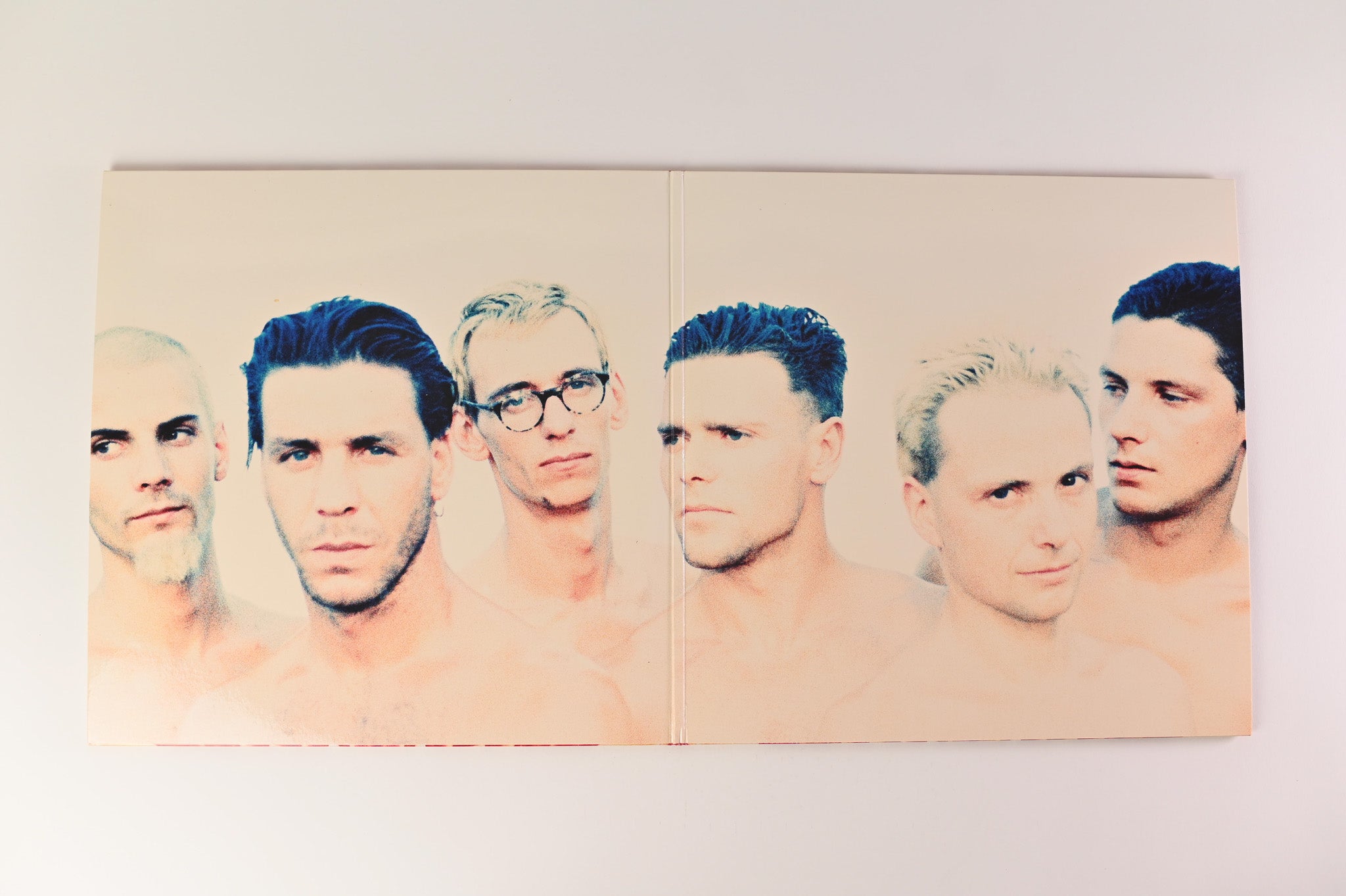 Rammstein - Herzeleid XXV on Universal Ltd Blue & Black Splatter Reiss