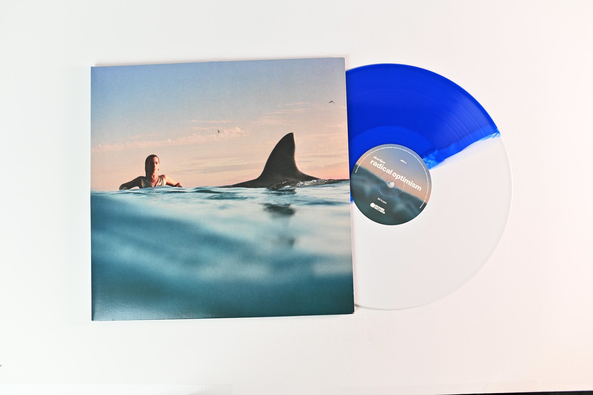 Dua Lipa - Radical Optimism on Warner Blue / White Split With Signed Insert