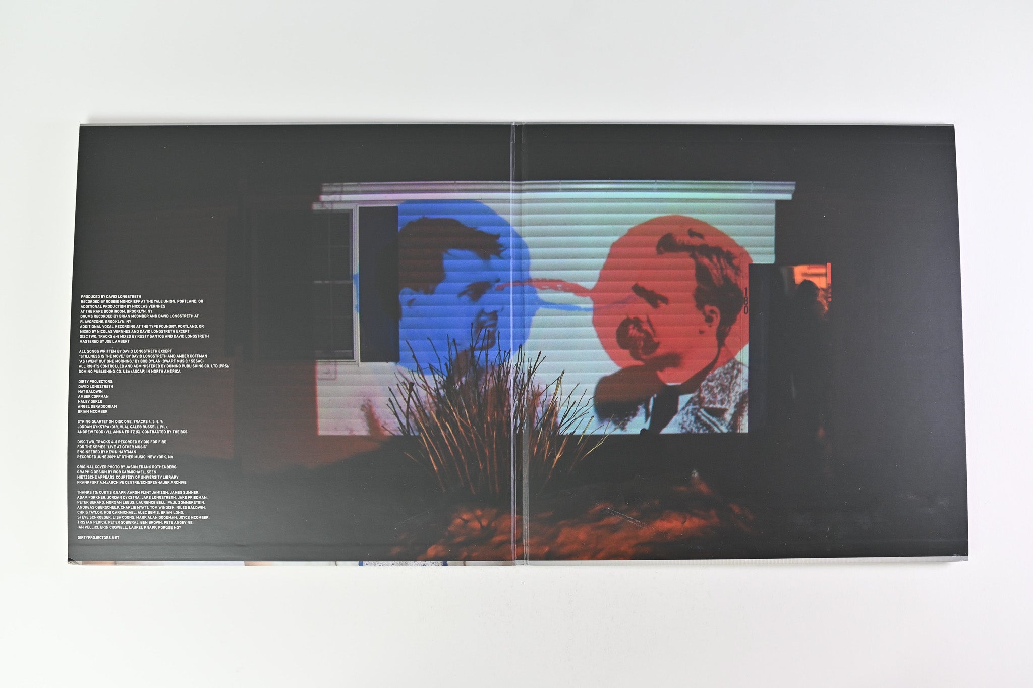 Dirty Projectors - Bitte Orca on Domino Vinyl Me Please Blue / Red in Clear Reissue