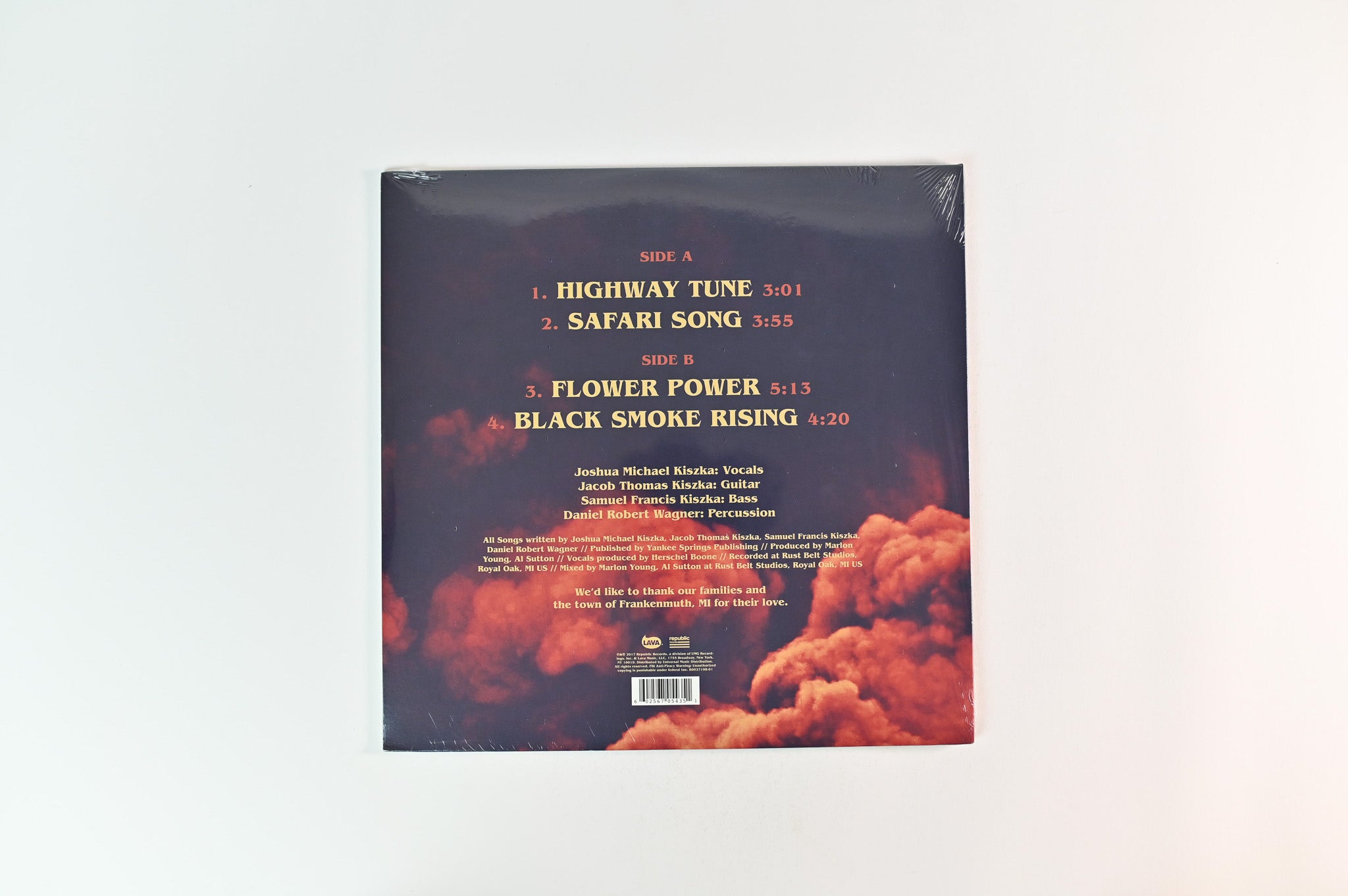 Greta Van Fleet - Black Smoke Rising on Lave Republic Sealed