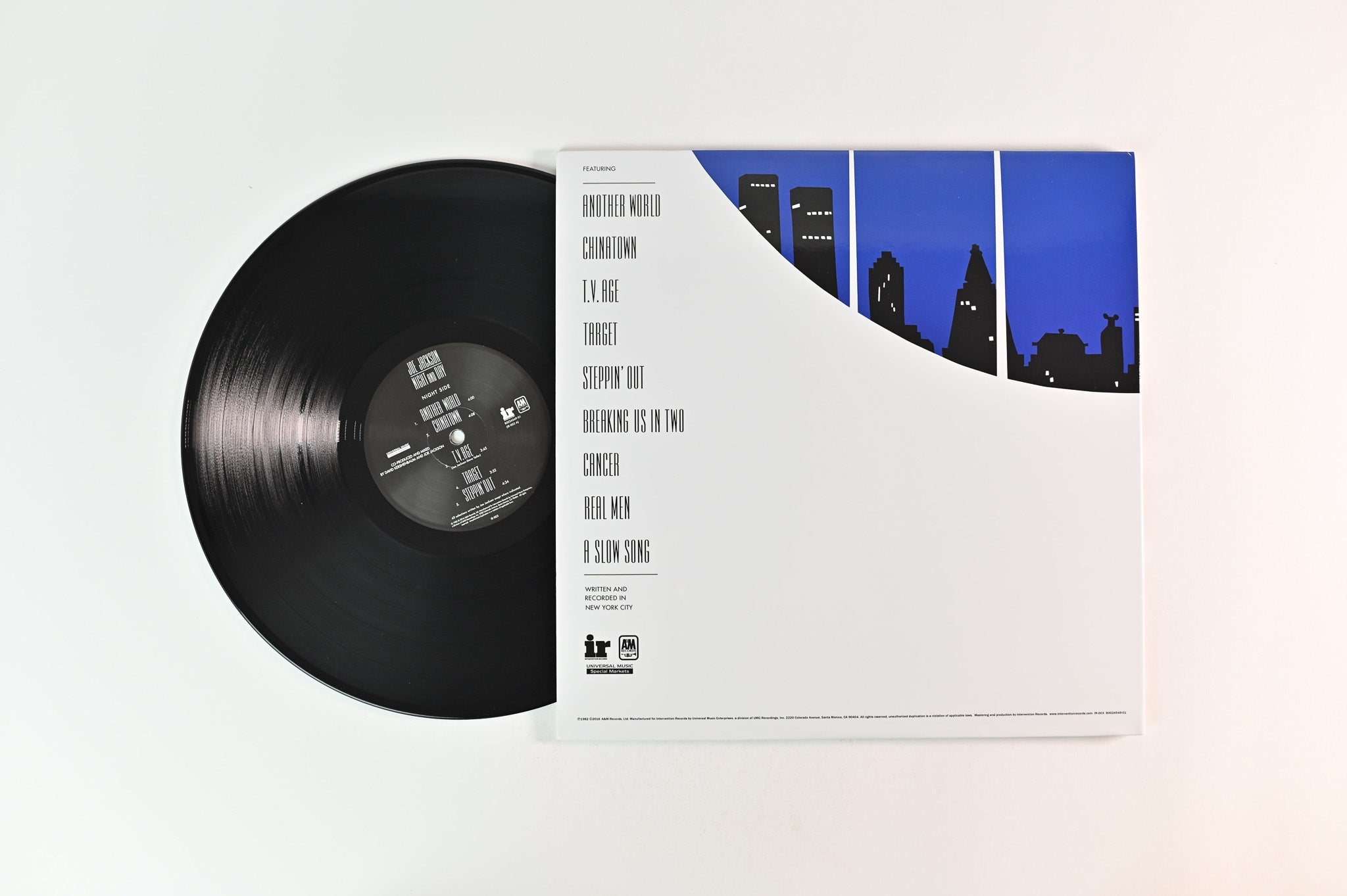 Joe Jackson - Night And Day on Intervention A&M 180 Gram Reissue