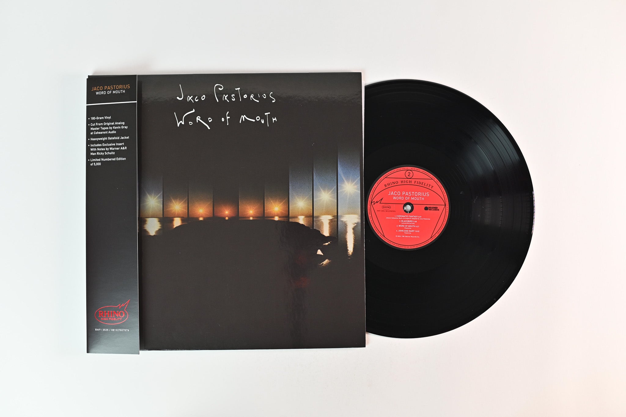 Jaco Pastorius - Word Of Mouth on Rhino Ltd Numbered Reissue
