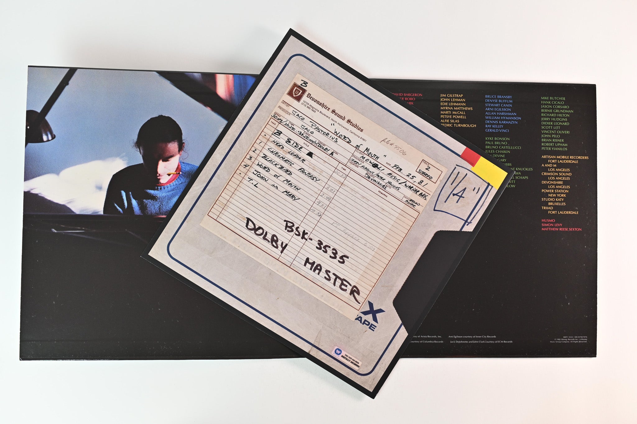 Jaco Pastorius - Word Of Mouth on Rhino Ltd Numbered Reissue