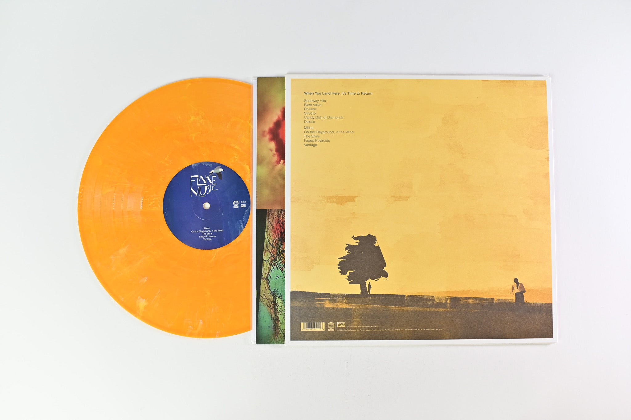 Flake Music - When You Land Here, It's Time To Return on Sub Pop - Orange Vinyl