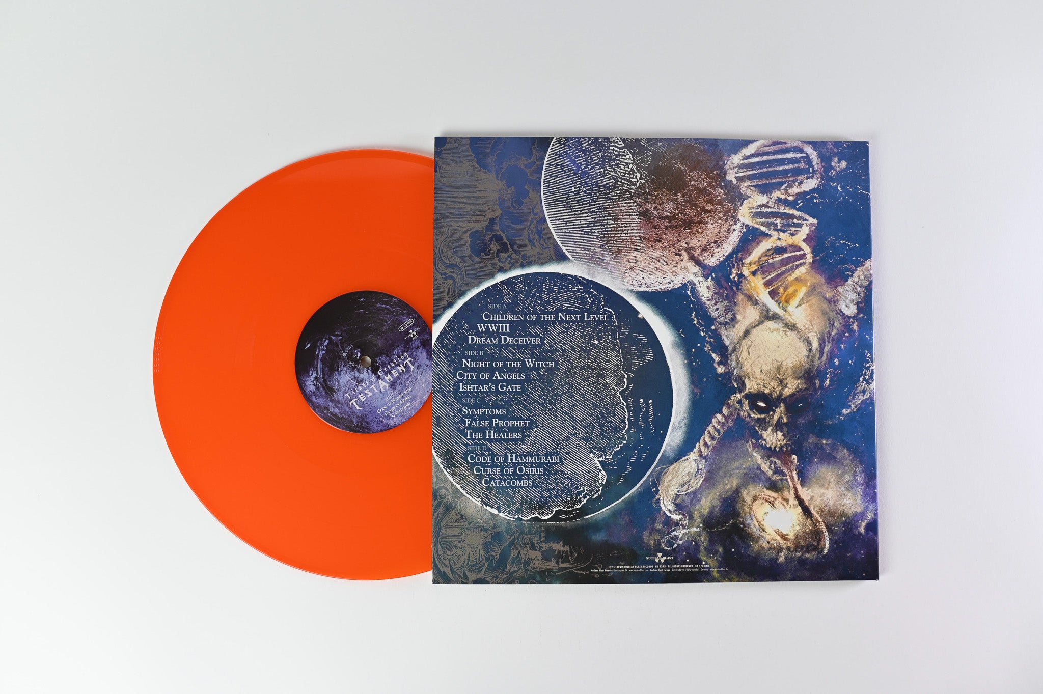 Testament - Titans Of Creation on Nuclear Blast Ltd Orange Vinyl