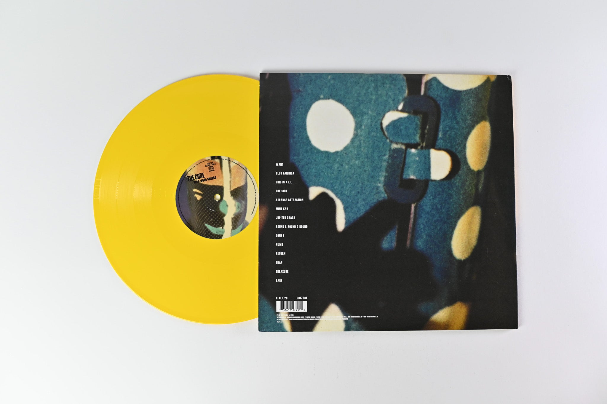 The Cure - Wild Mood Swings on Fiction Yellow Vinyl Unofficial