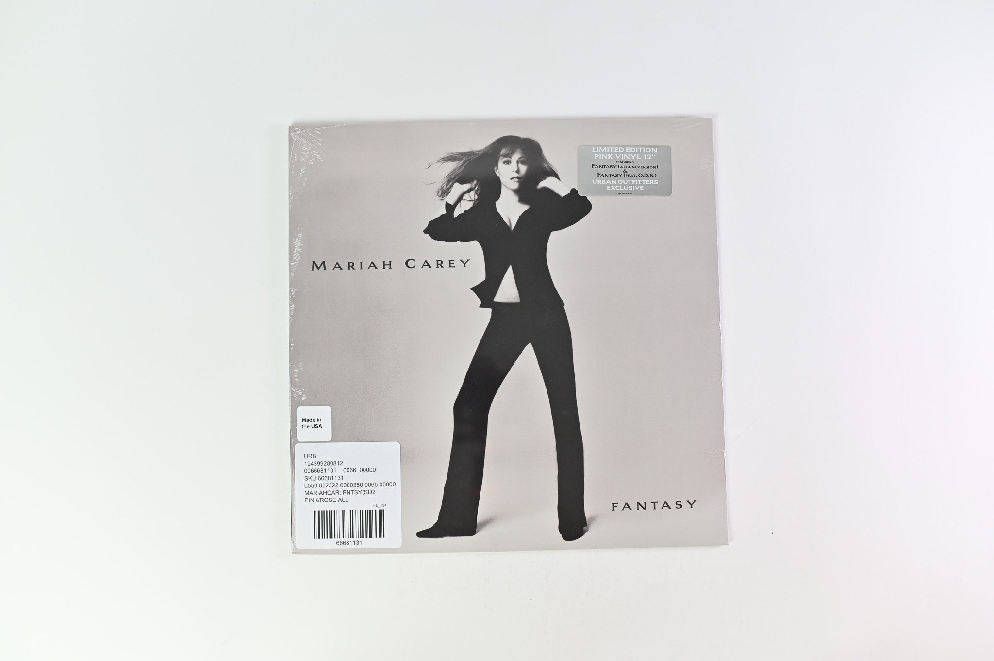Mariah Carey - Fantasy 12" on Columbia / Legacy - Pink Vinyl Sealed