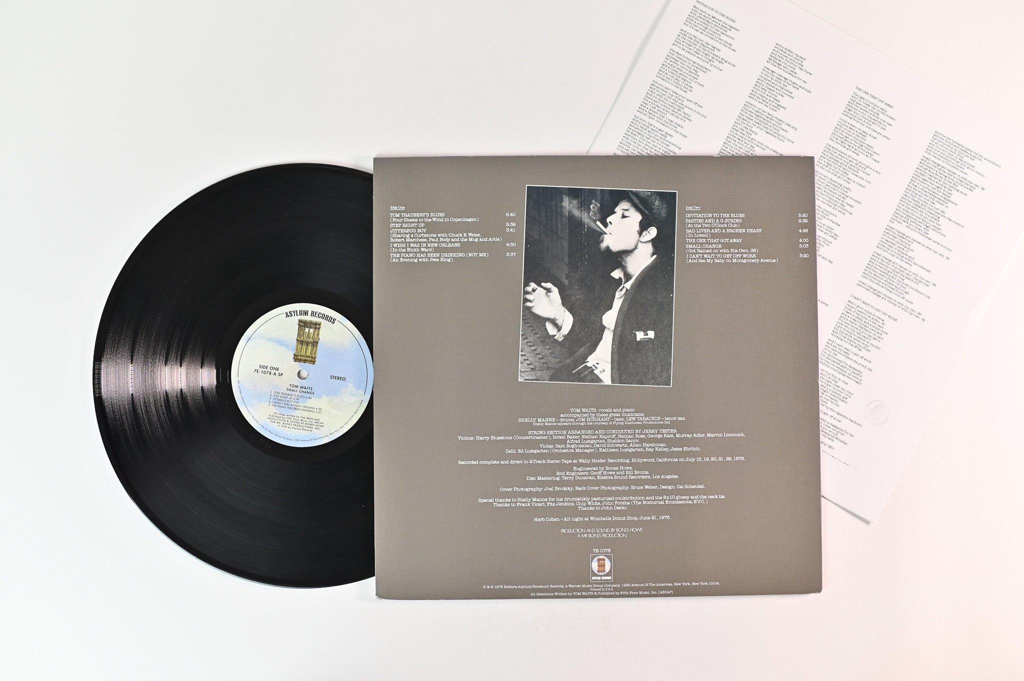Tom Waits - Small Change on Asylum Rhino 180 Gram Reissue
