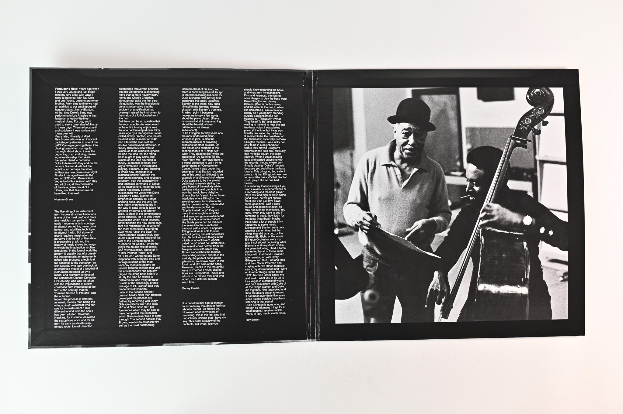 Duke Ellington - This One's For Blanton on Analogue Productions Pablo Series Ltd 180 Gram Reissue