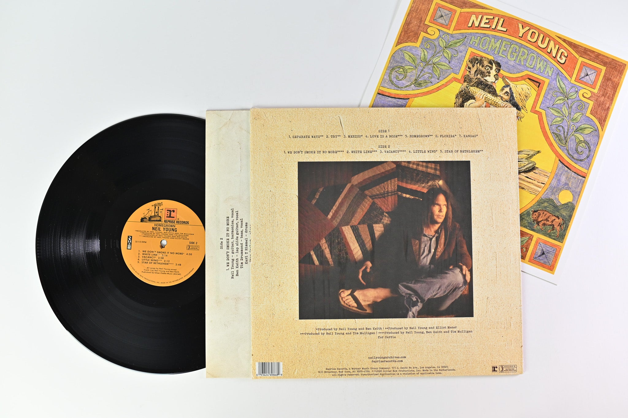 Neil Young - Homegrown on Reprise Records RSD pressing