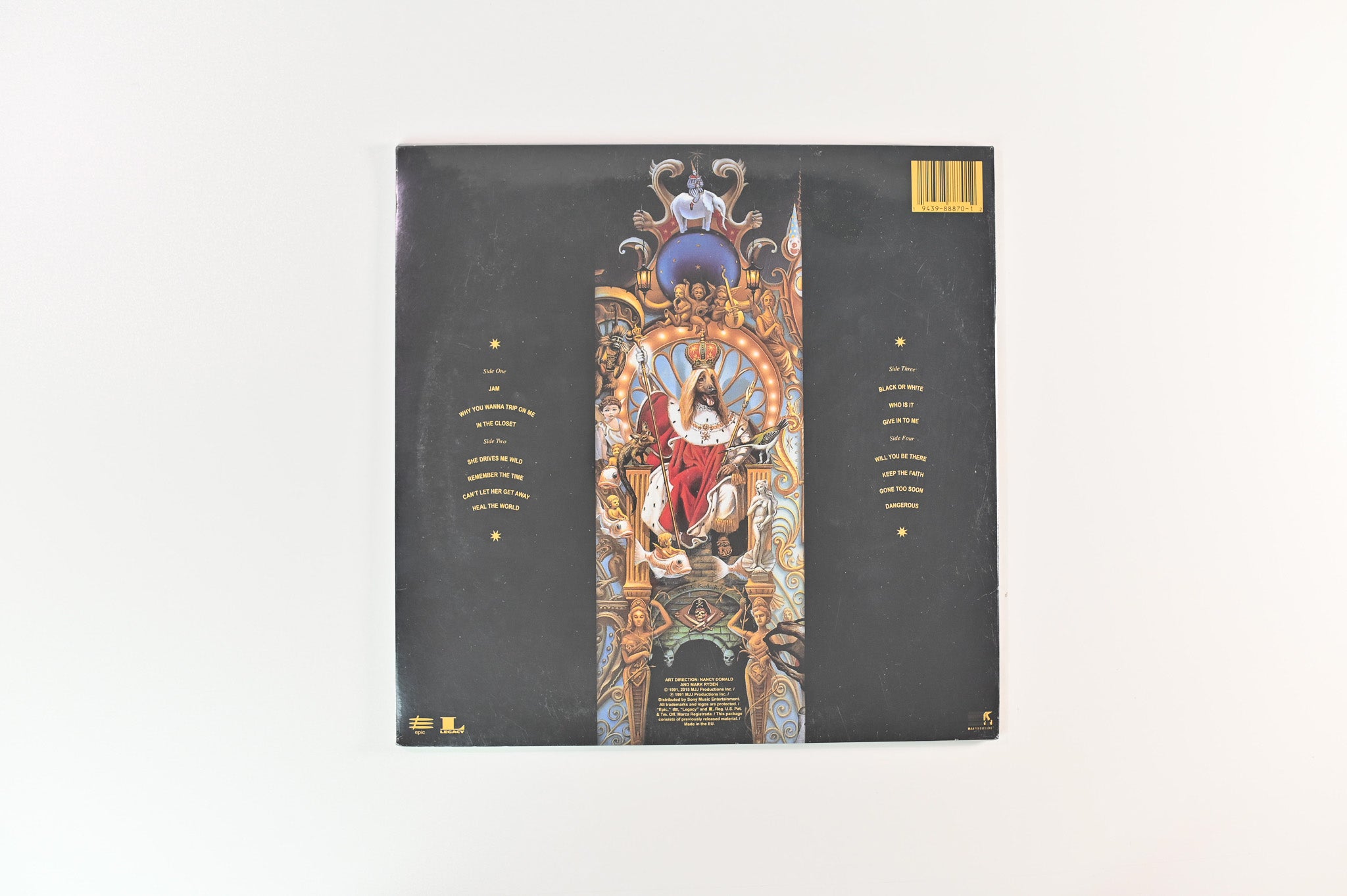Michael Jackson - Dangerous on Epic / Legacy - Sealed Silver Vinyl