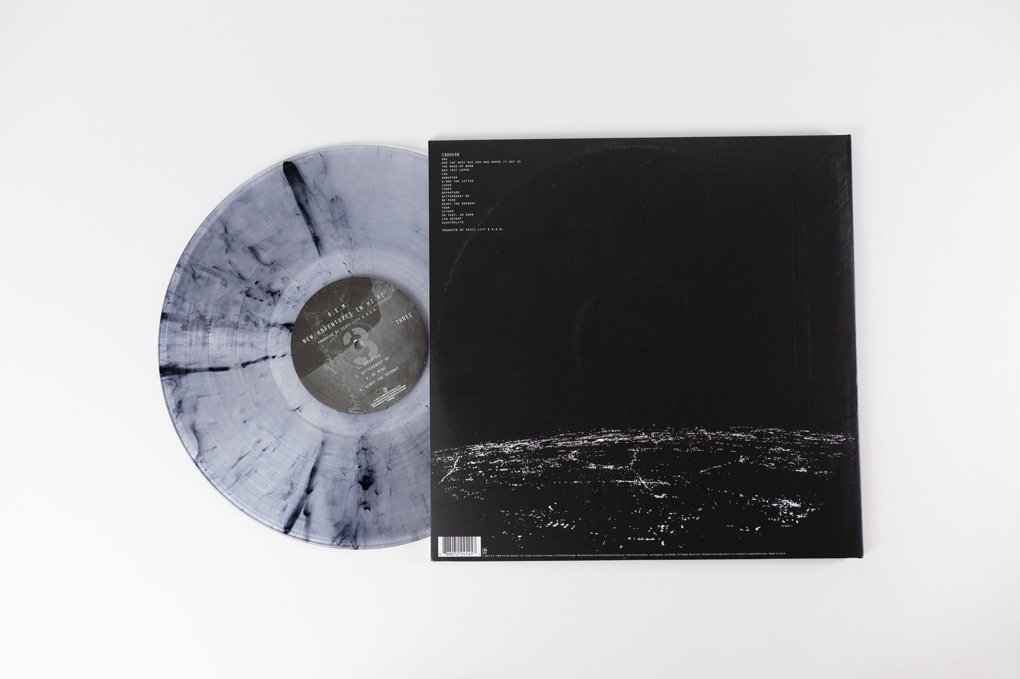 R.E.M. - New Adventures In Hi-Fi Craft Recordings Ltd Clear/Black Marble Reissue