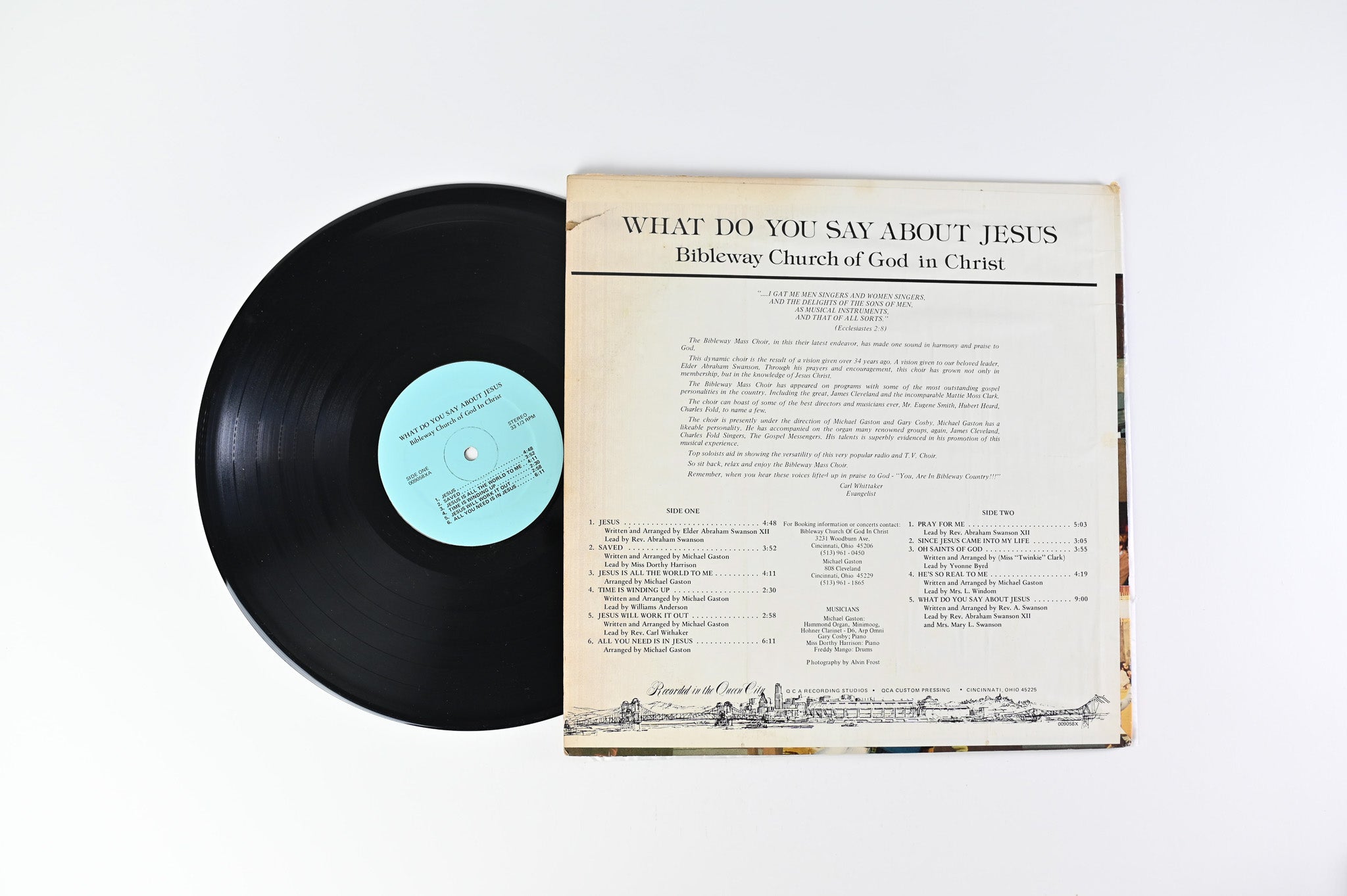 Bibleway Church Of God In Christ - What Do You Say About Jesus on QCA Custom Pressing