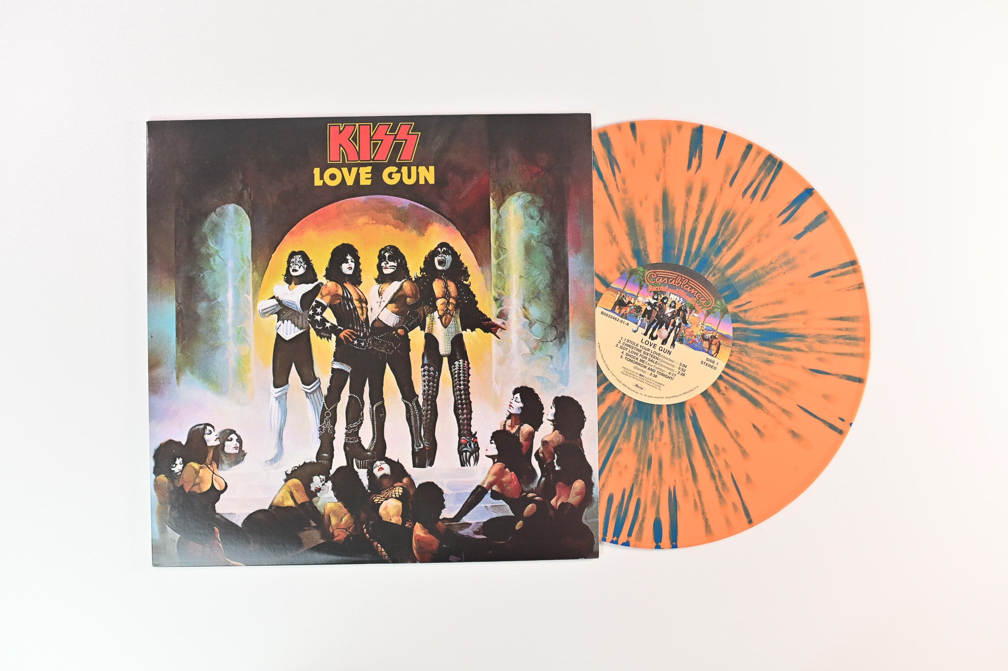 Kiss - Love Gun on Casablanca - Splatter Vinyl