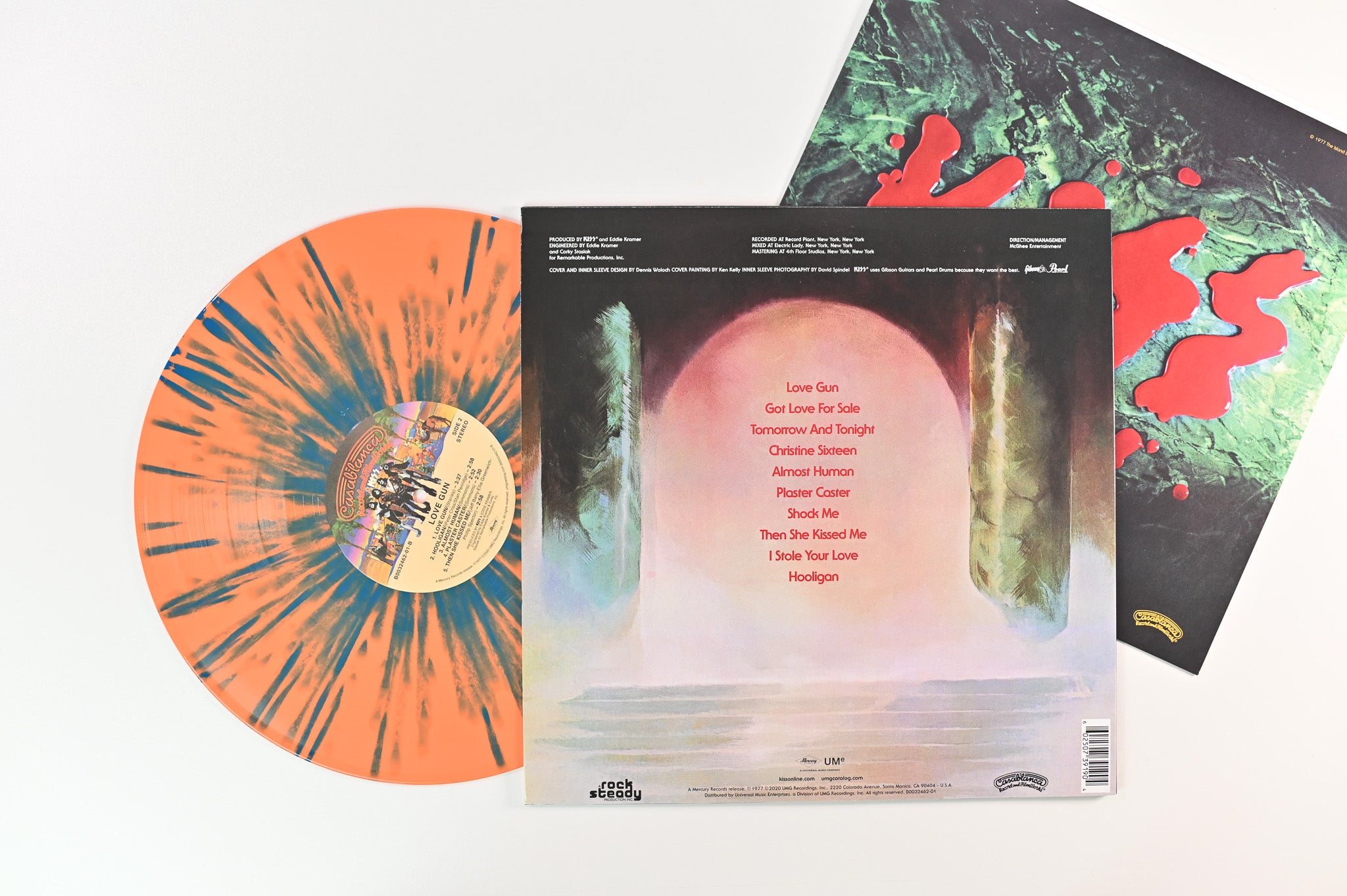 Kiss - Love Gun on Casablanca - Splatter Vinyl