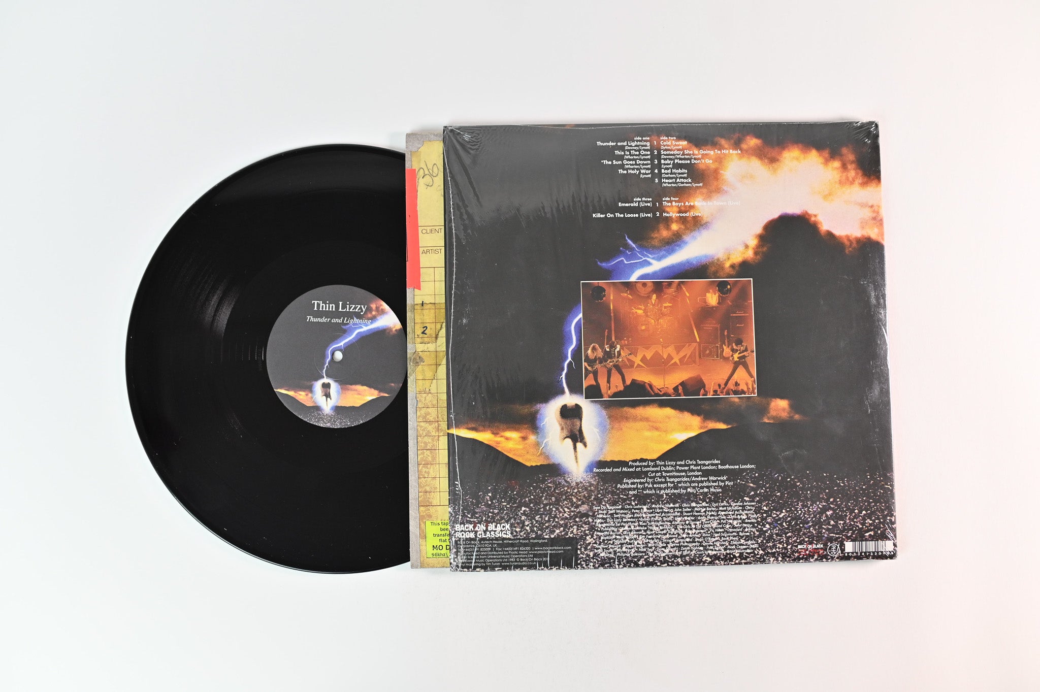Thin Lizzy - Thunder And Lightning on Back on Black Ltd Reissue