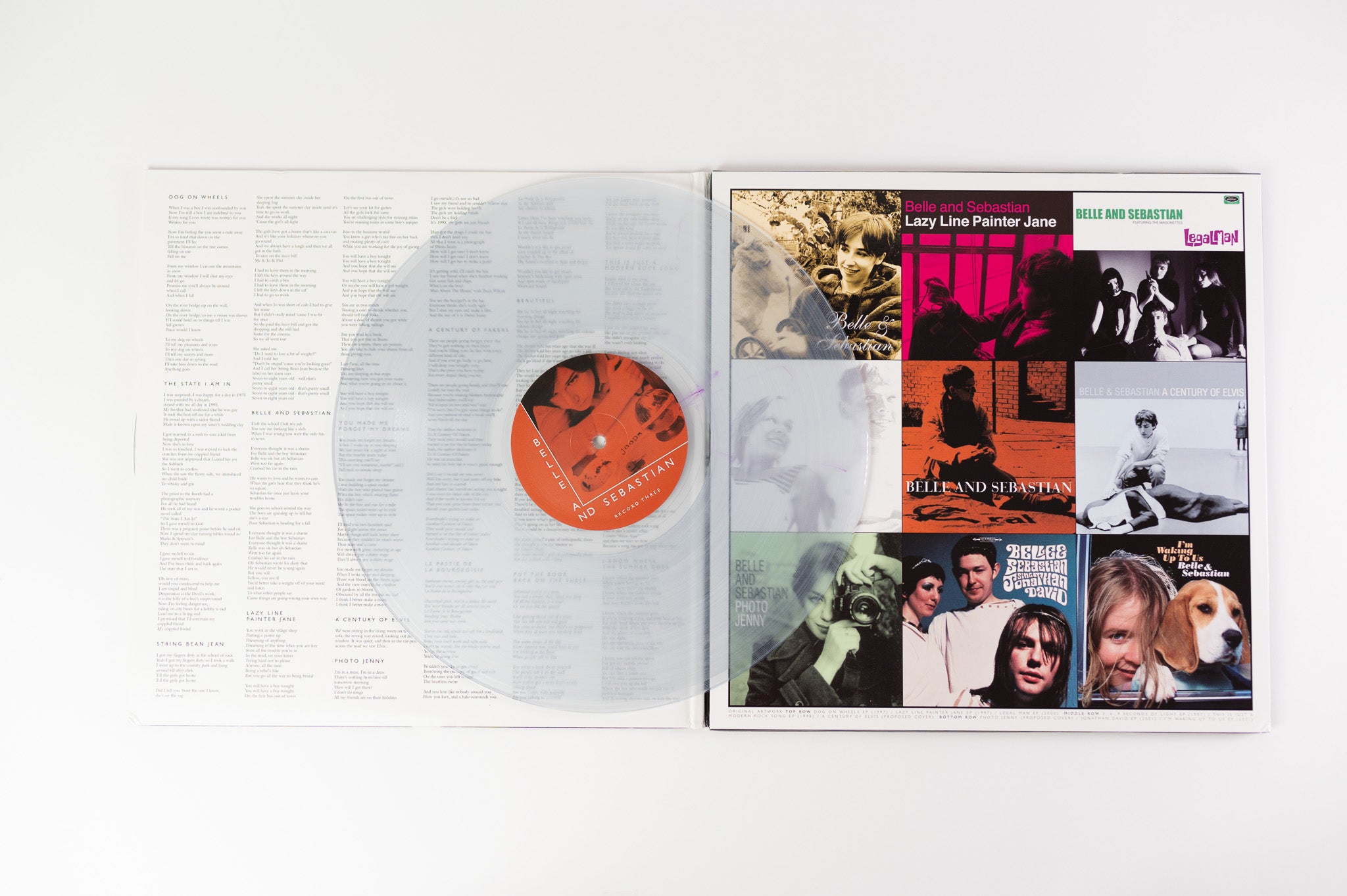 Belle & Sebastian - Push Barman To Open Old Wounds on Jeepster Clear Vinyl Reissue