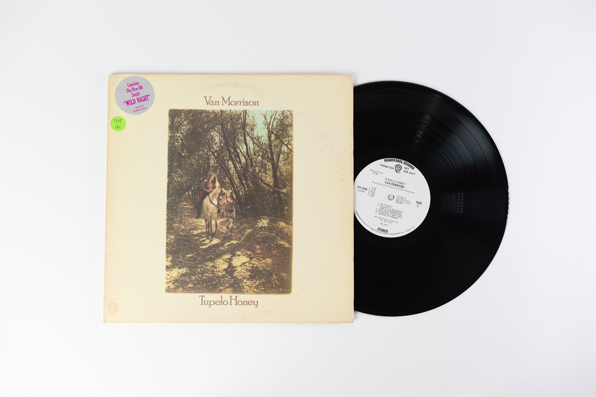 Van Morrison - Tupelo Honey on Warner Bros Promo