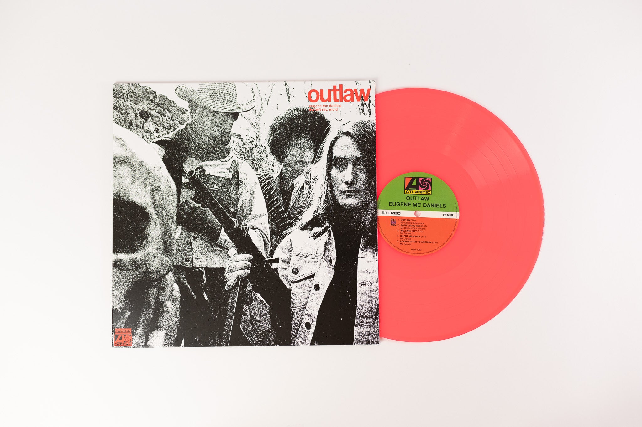 Eugene McDaniels - Outlaw on Atlantic Real Gone Music Neon Red Vinyl Reissue
