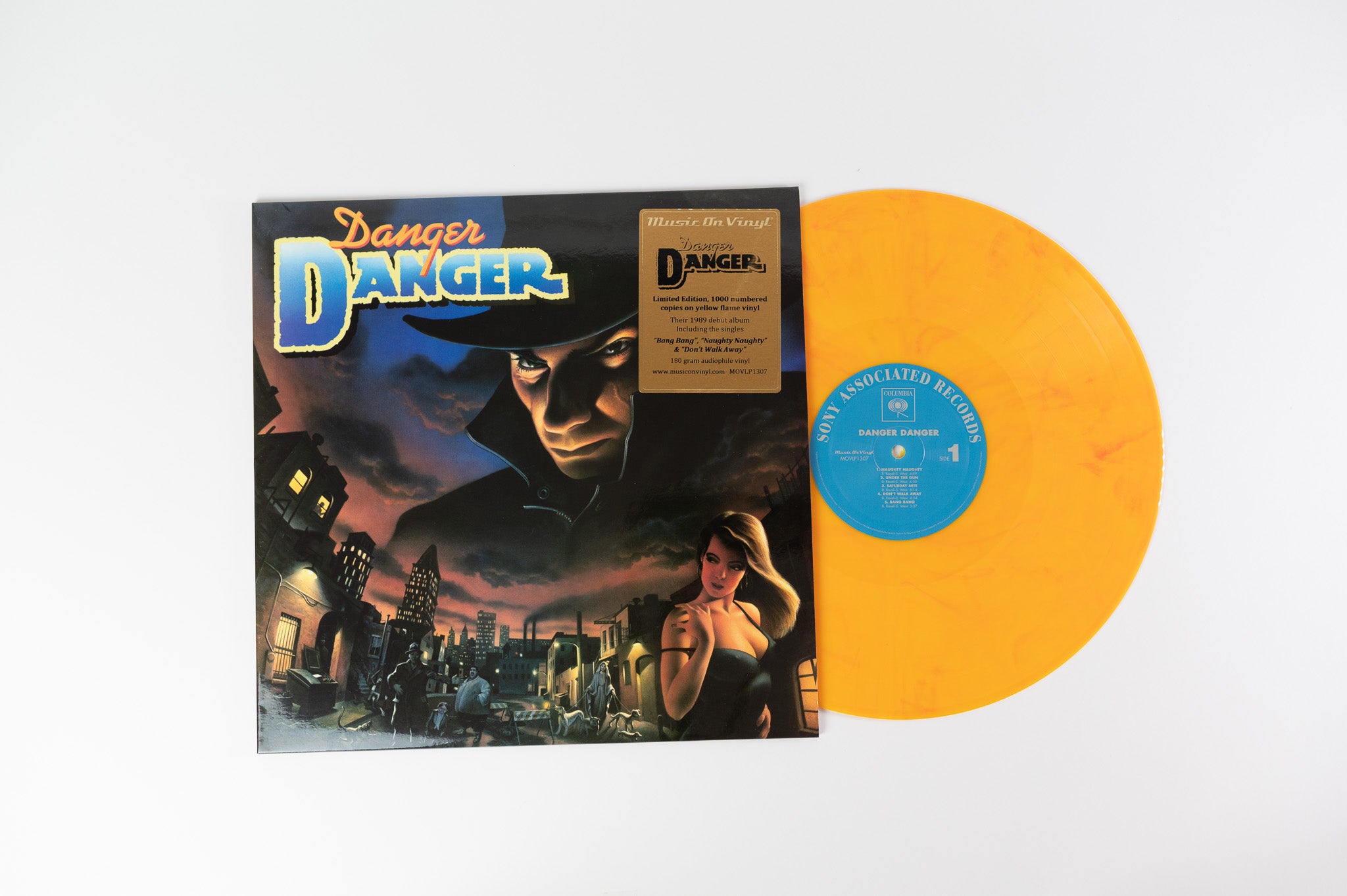 Danger Danger - Danger Danger Music on Vinyl Ltd Numbered Yellow Flame Vinyl Reissue