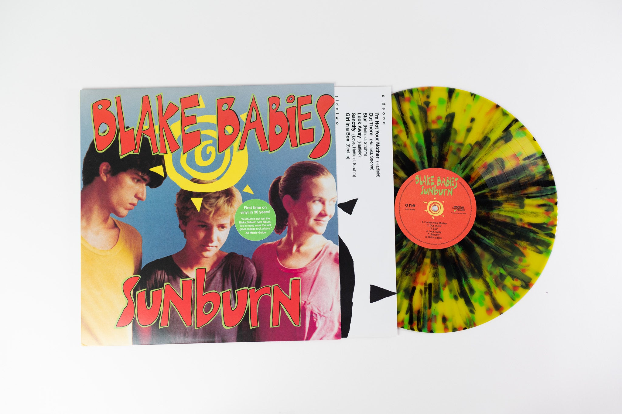 Blake Babies - Sunburn on American Laundromat Splatter Vinyl Reissue