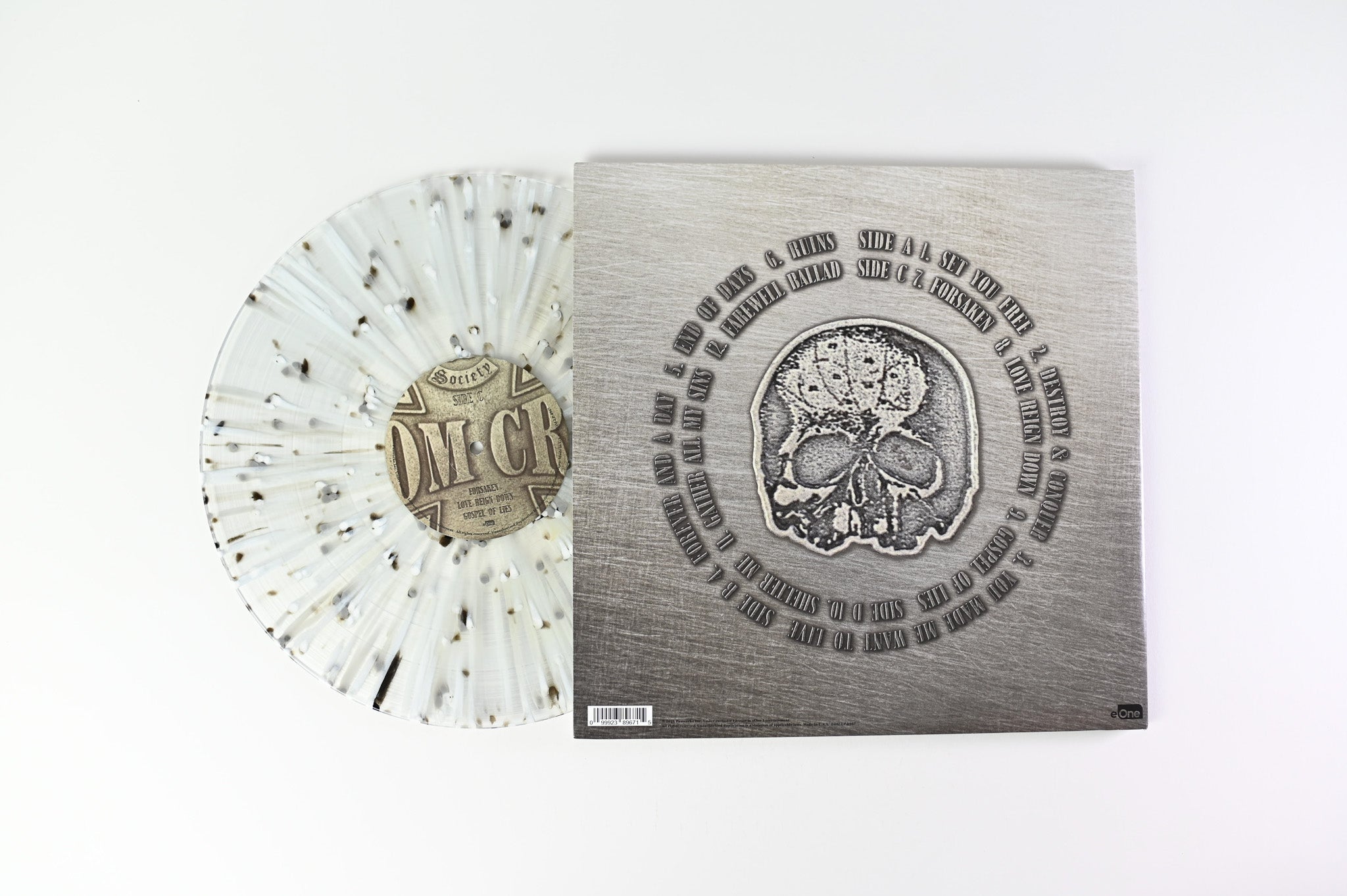 Black Label Society - Doom Crew Inc. on eOne Clear & Black Ice w/Grey & White Splatter Vinyl