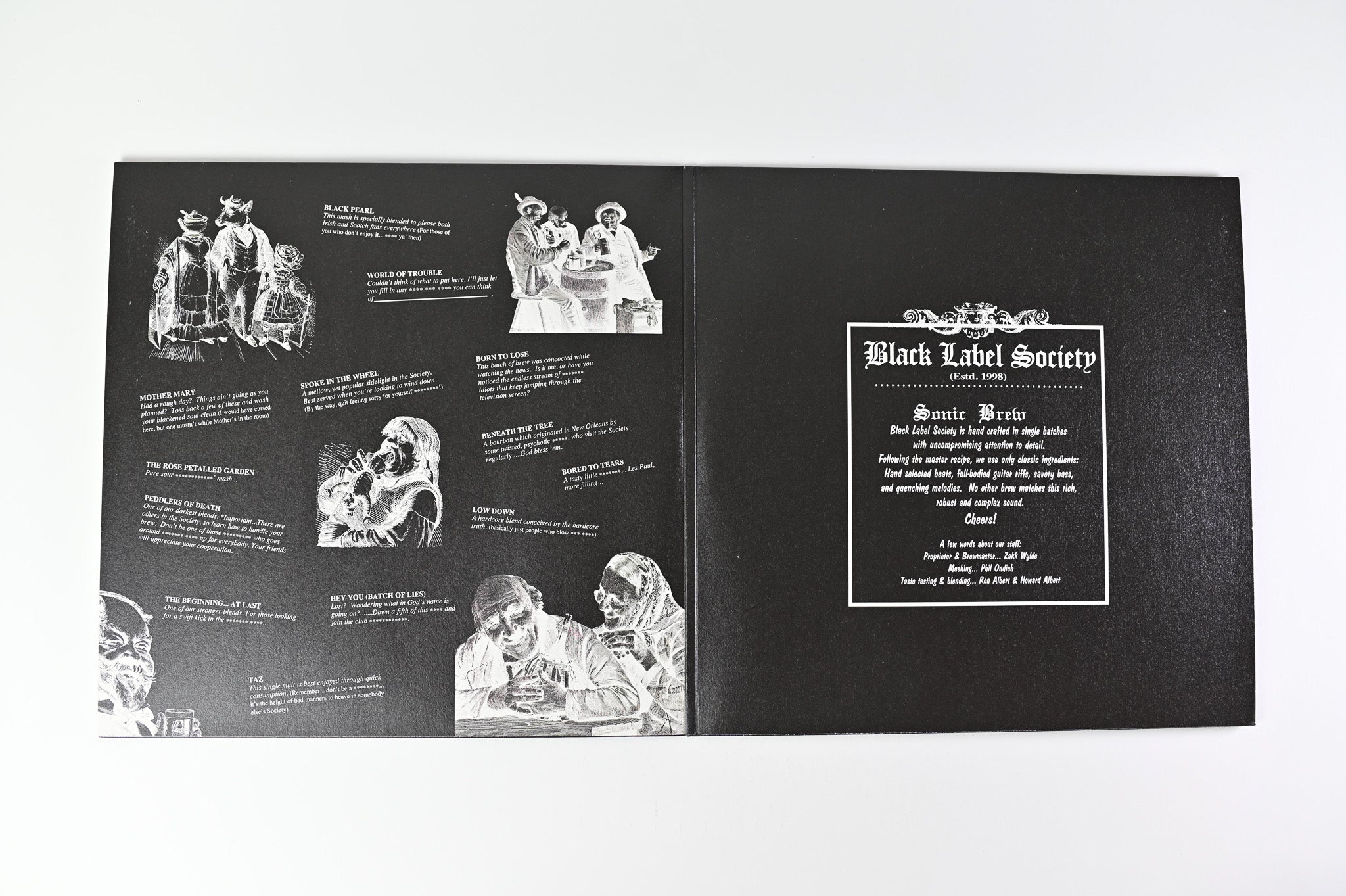 Black Label Society - Sonic Brew on Cargo Records Reissue on Orange Vinyl