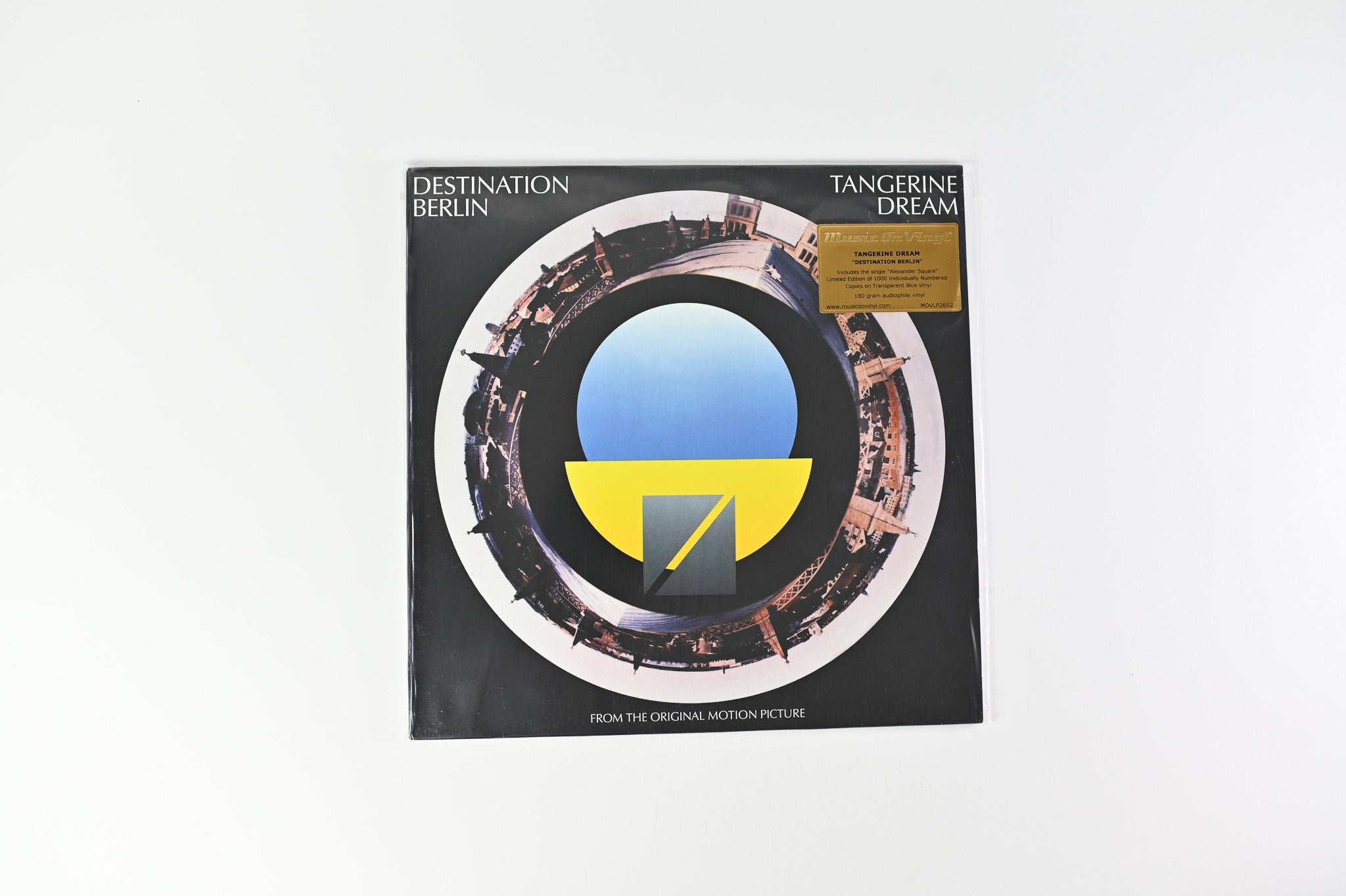 Tangerine Dream - Destination Berlin (From The Original Motion Picture) on Music On Vinyl Numbered Reissue Transparent Blue Vinyl