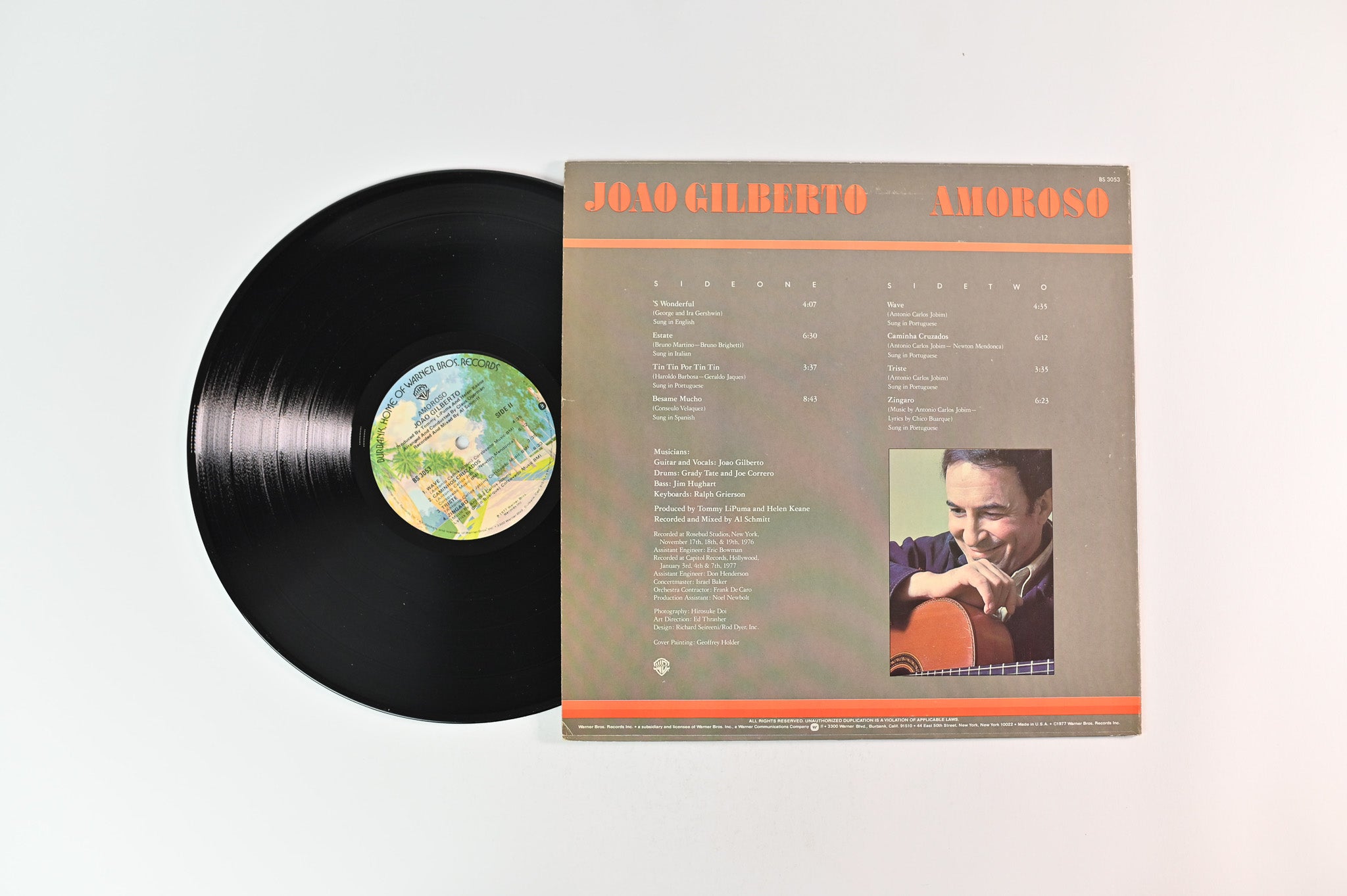 João Gilberto - Amoroso on Warner Bros