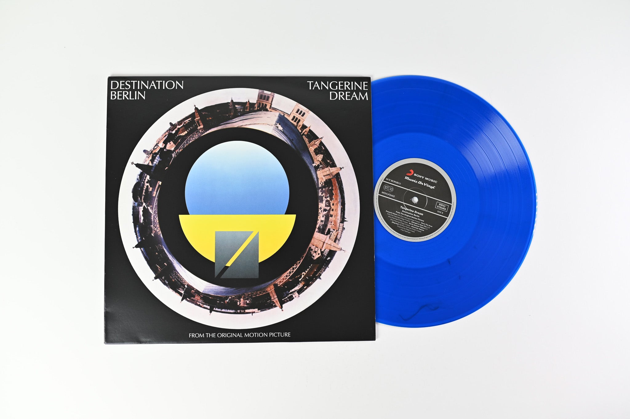 Tangerine Dream - Destination Berlin (From The Original Motion Picture) on Music On Vinyl Numbered Reissue Transparent Blue Vinyl