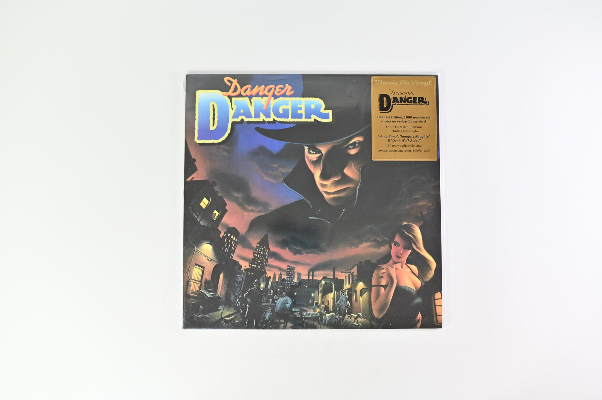 Danger Danger - Danger Danger on Music on Vinyl Ltd Numbered Yellow Flame Vinyl Reissue