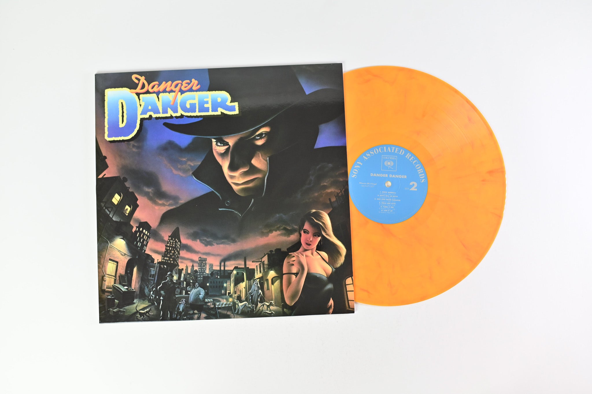 Danger Danger - Danger Danger on Music on Vinyl Ltd Numbered Yellow Flame Vinyl Reissue