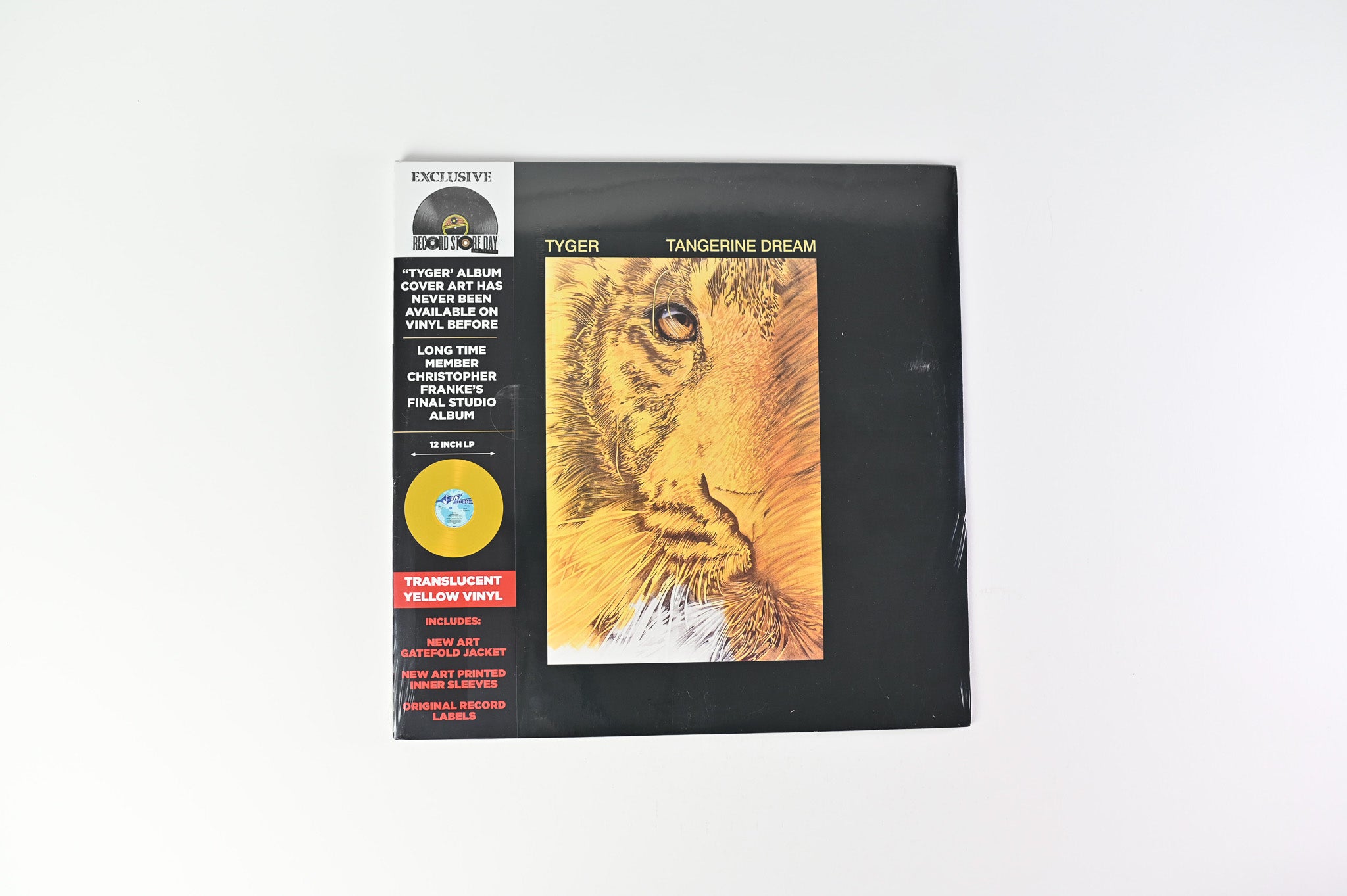 Tangerine Dream - Tyger on Culture Factory USA RSD Reissue on Translucent Yellow Vinyl Sealed