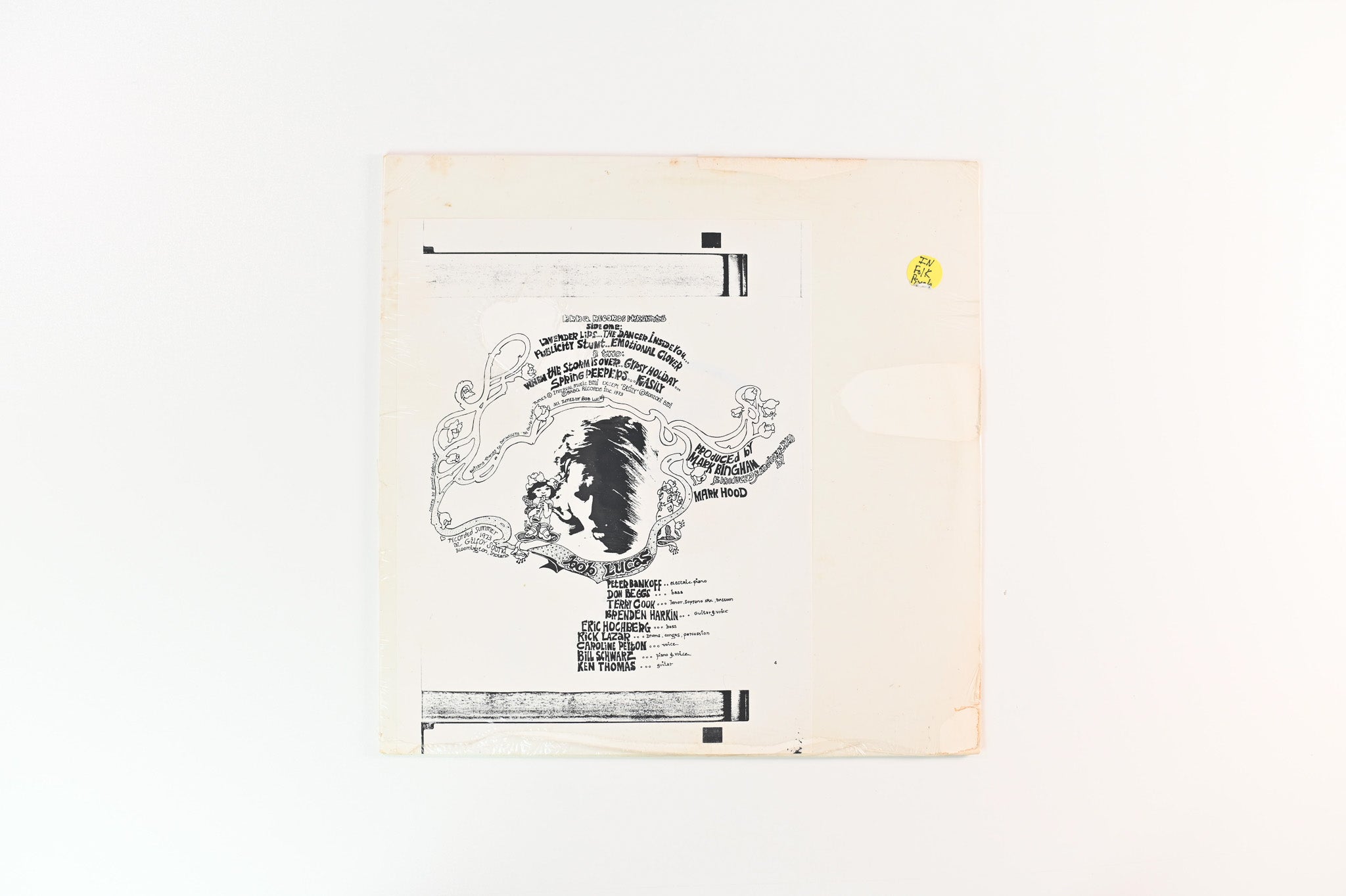 Bob Lucas - The Dancer Inside You on Bar-B-Q Records - Sealed