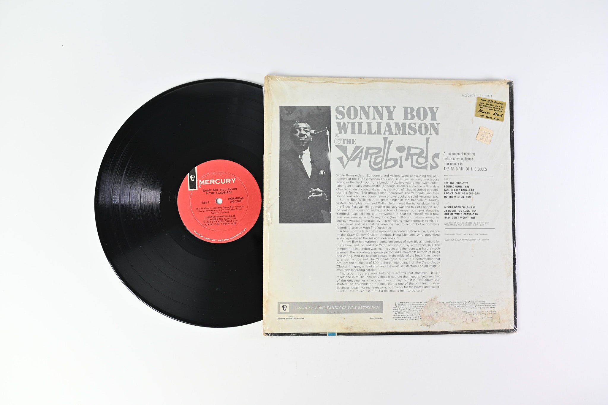 Sonny Boy Williamson - Sonny Boy Williamson & The Yardbirds on Mercury