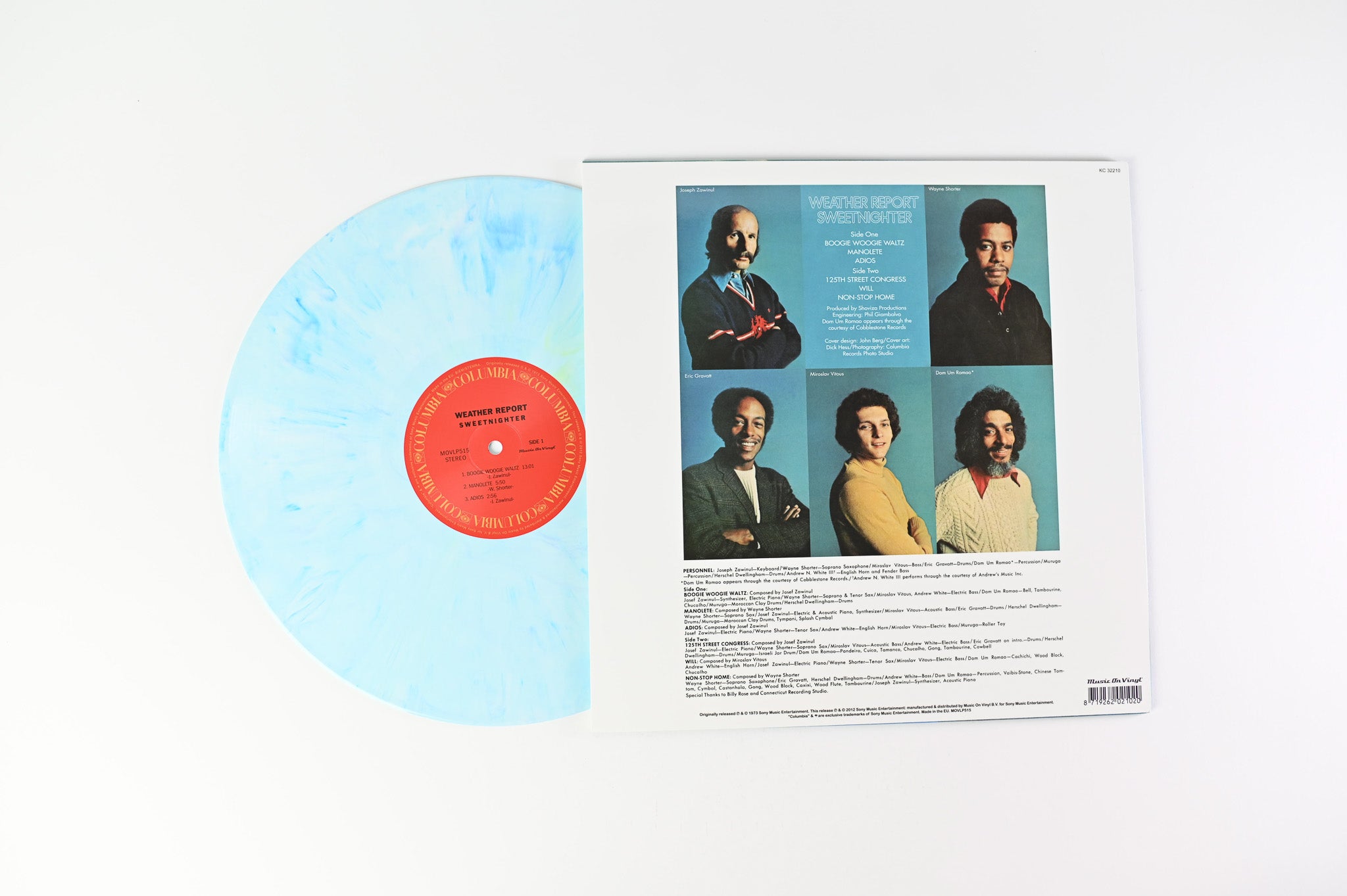 Weather Report - Sweetnighter on Music On Vinyl Blue & White Marbled Vinyl Numbered Reissue