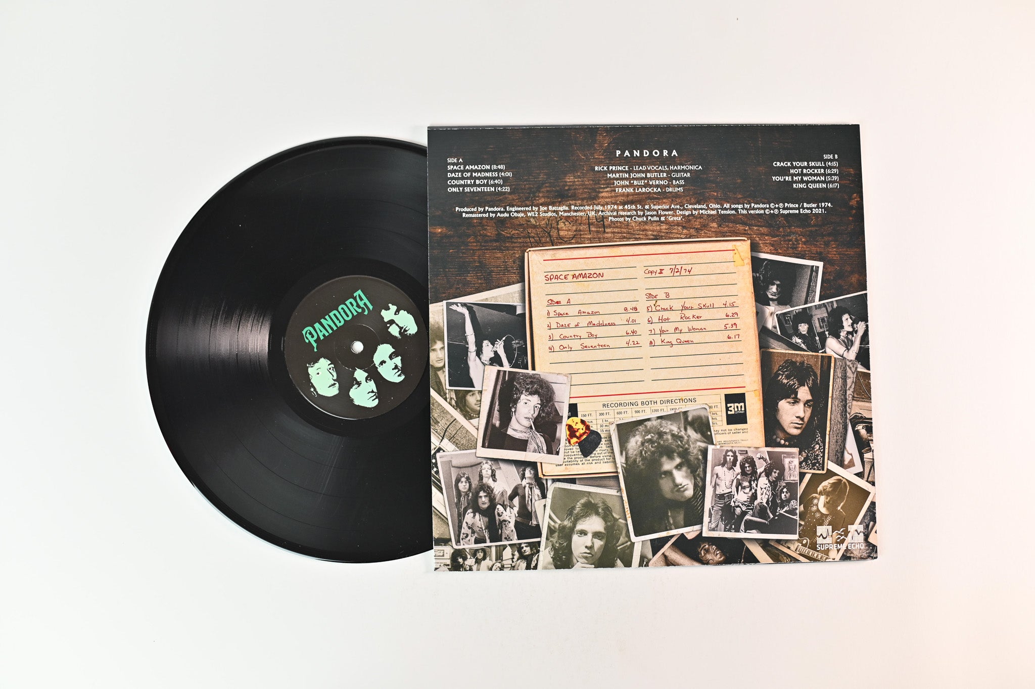 Pandora - Space Amazon on Supreme Echo LP With 7" EP