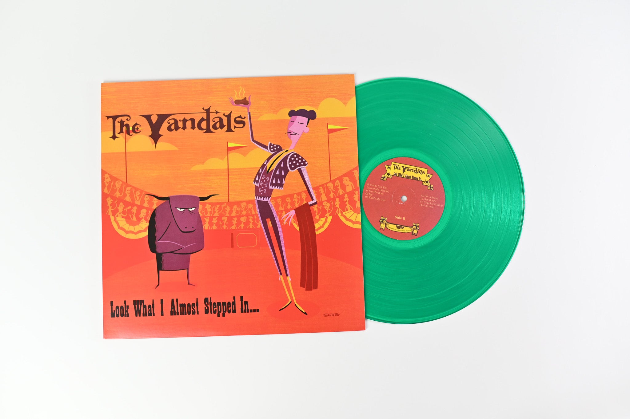 The Vandals - Look What I Almost Stepped In... on Nitro Records Green Transparent Vinyl
