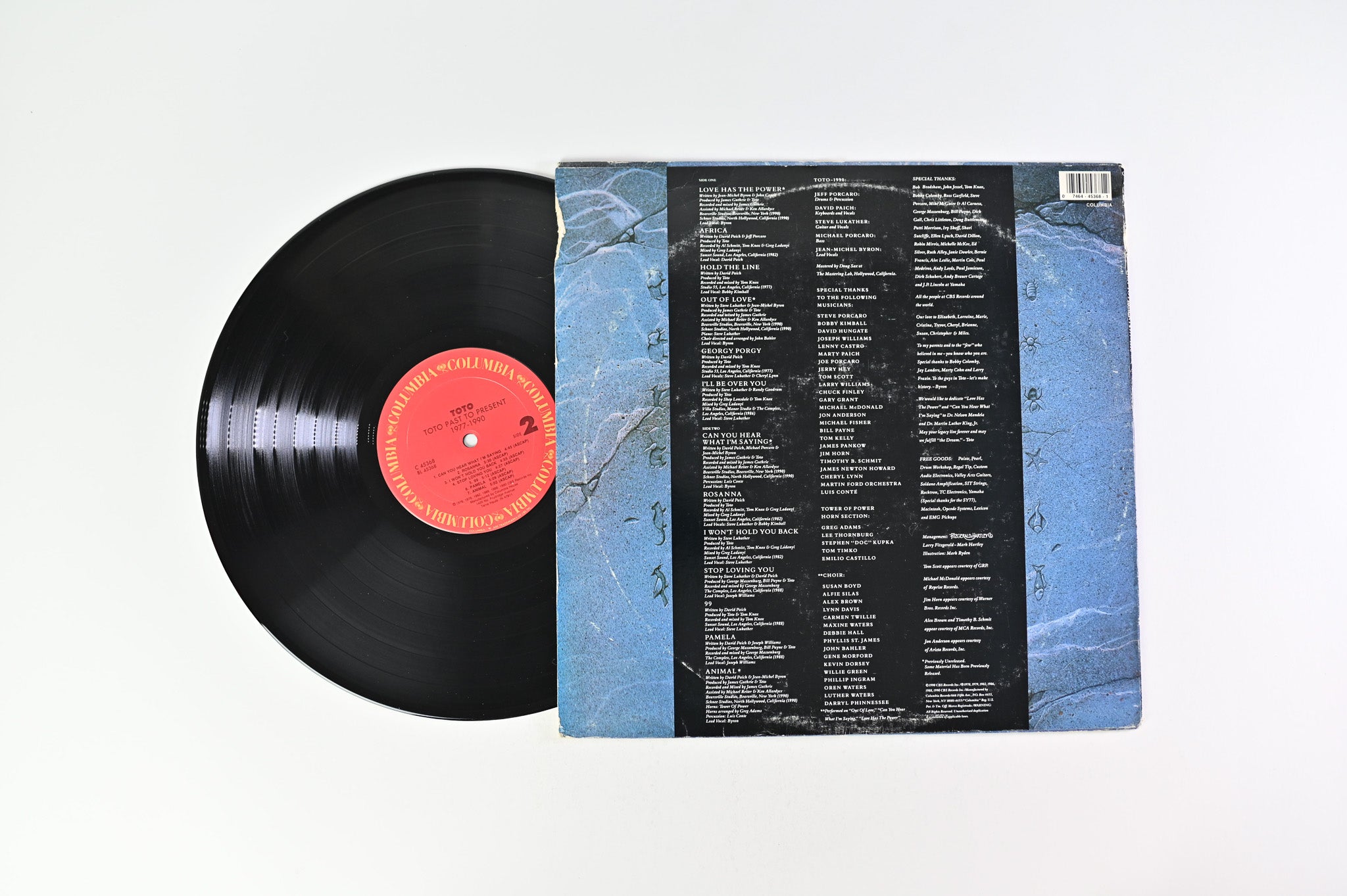 Toto - Past To Present 1977 - 1990 on Columbia