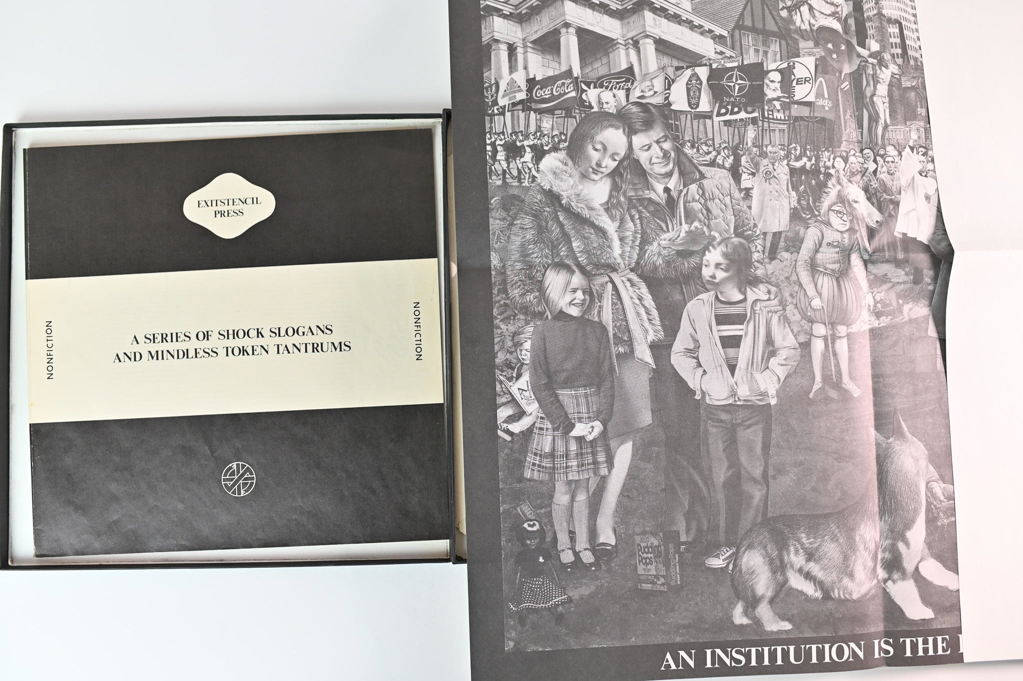 Crass - Christ - The Album / Well Forked - But Not Dead on Crass Records Box Set